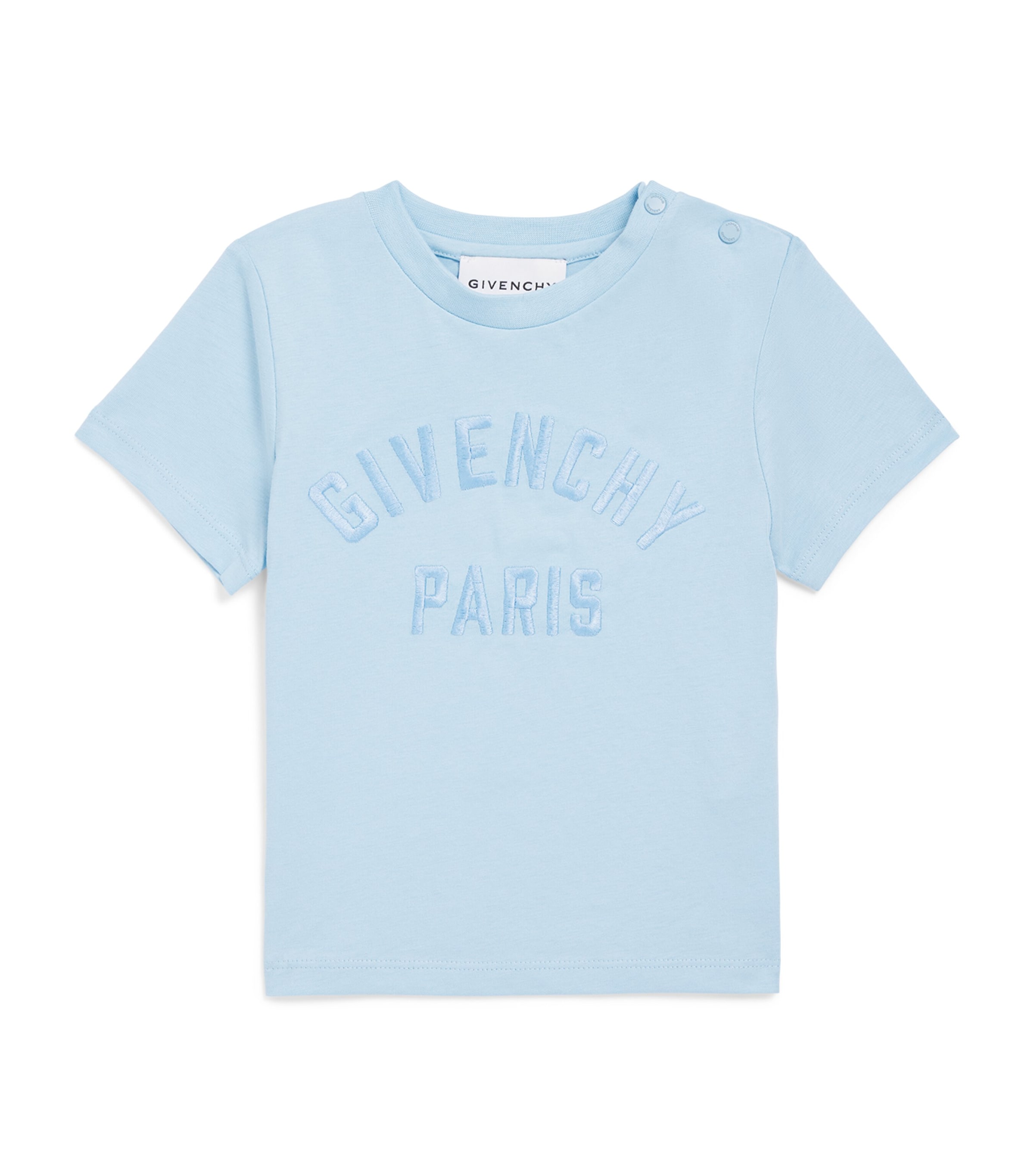 Givenchy Kids Logo T-Shirt (12-36 Months) Blue Image 1