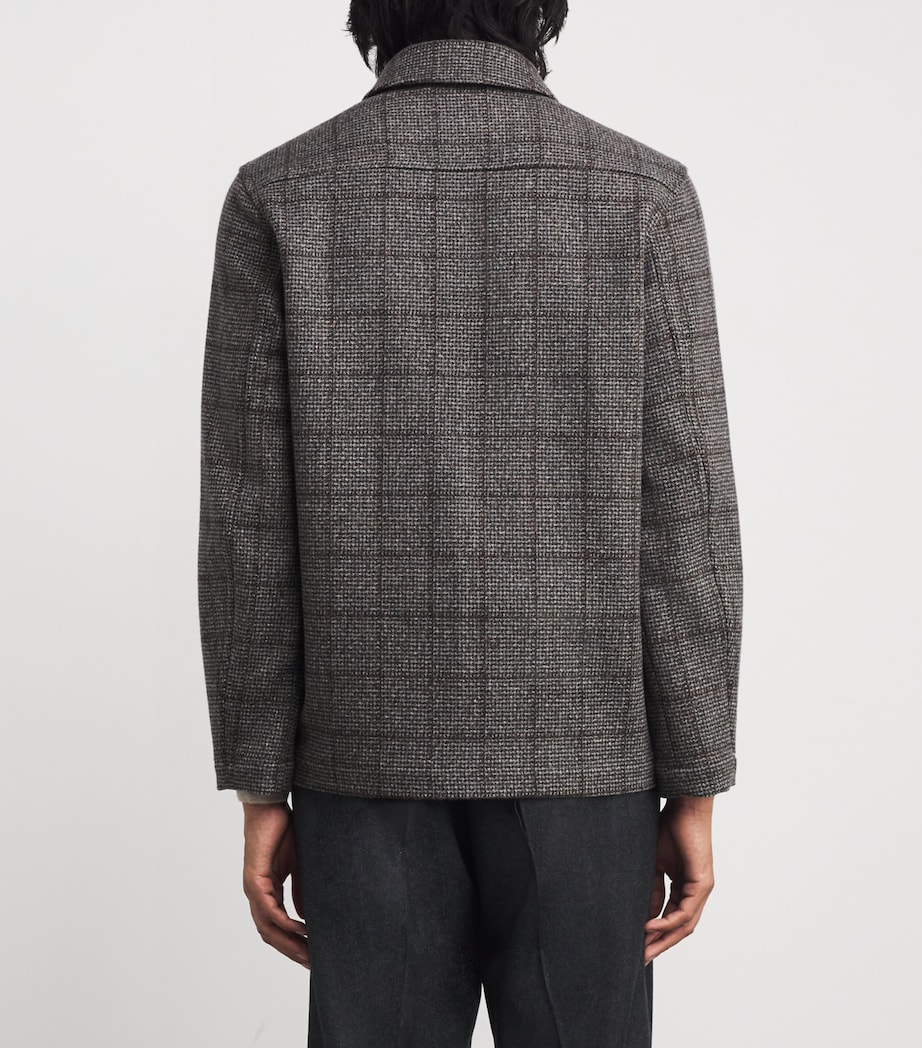 Wool Joe Weavers Overshirt RU7682 PEREG TWEED Image 4