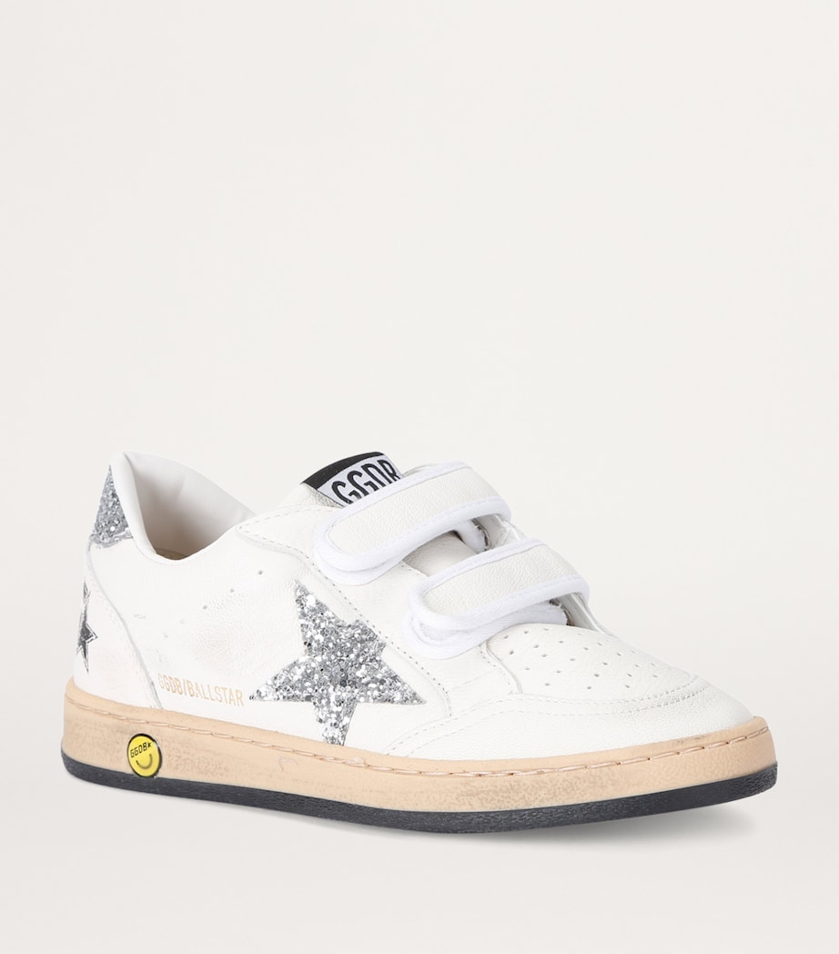 Leather Ball Star Low-Top Sneakers WHITE/OTH Image 3