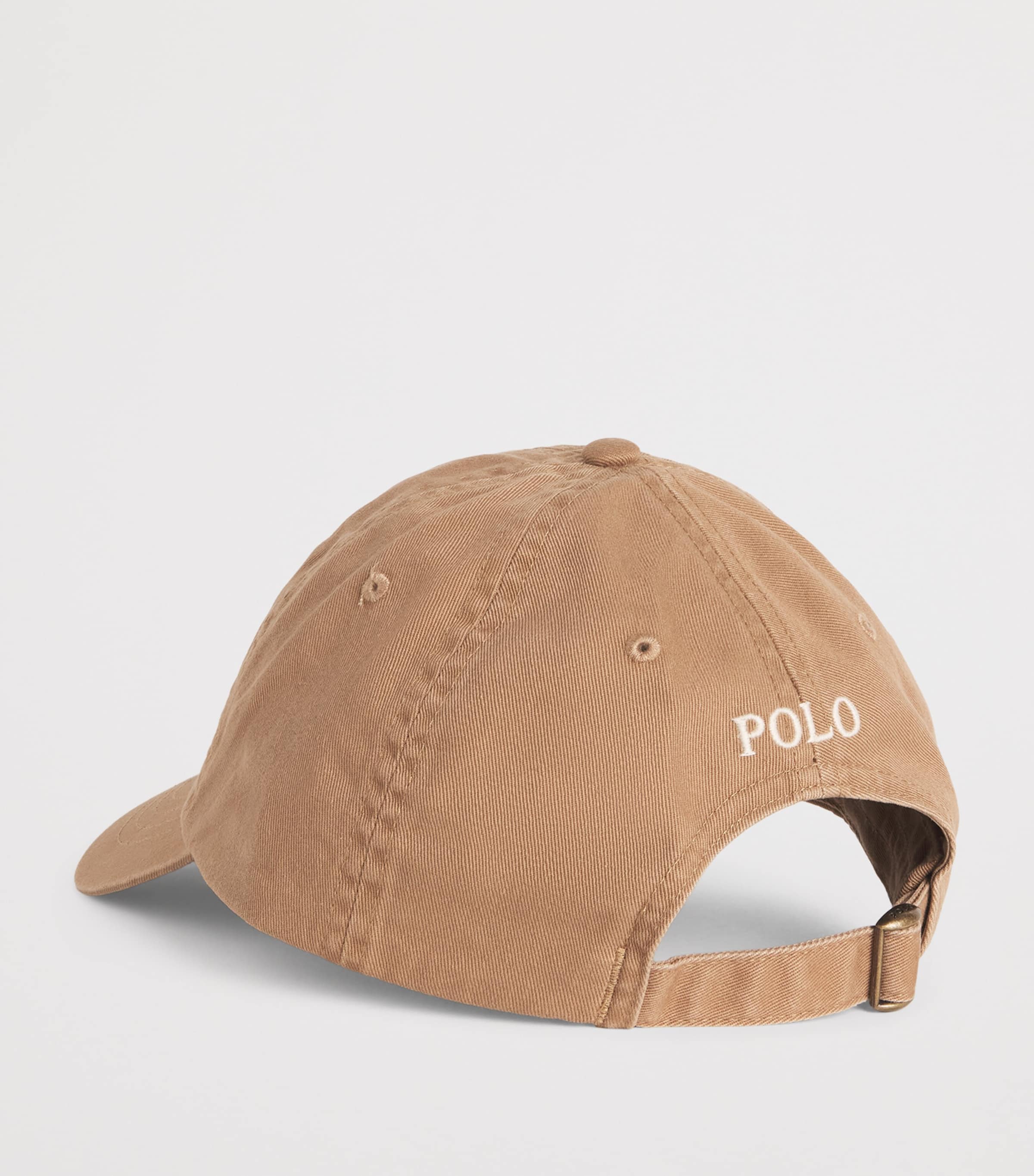 Cotton Polo Pony Baseball Cap RUSTIC TAN Image 2