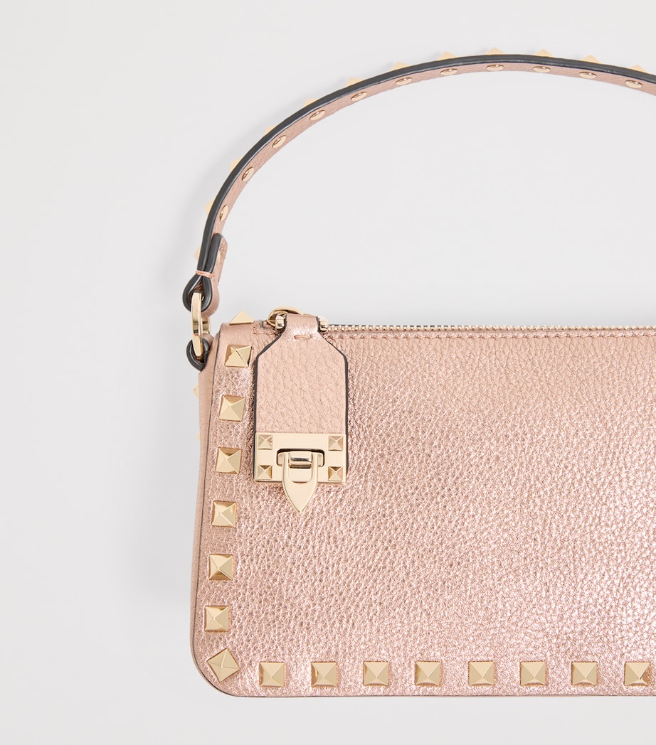 Small Leather Rockstud Shoulder Bag GF9 Image 6