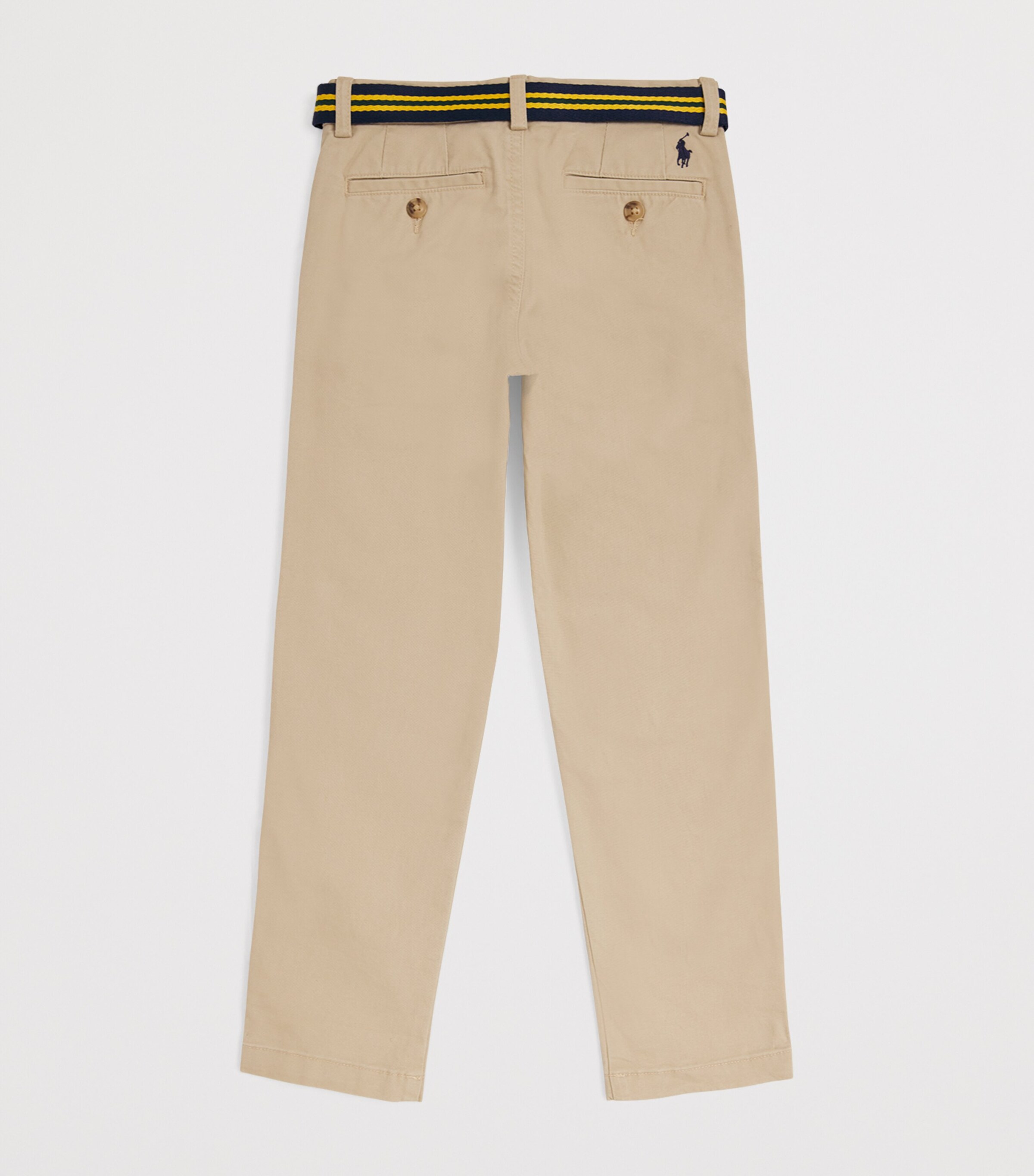 Stretch-Cotton Belted Bedford Trousers (8-16 Years) CLASSIC KHAKI Image 2