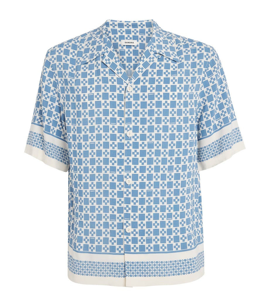 Printed Short-Sleeve Shirt BLUE SKY Image 1