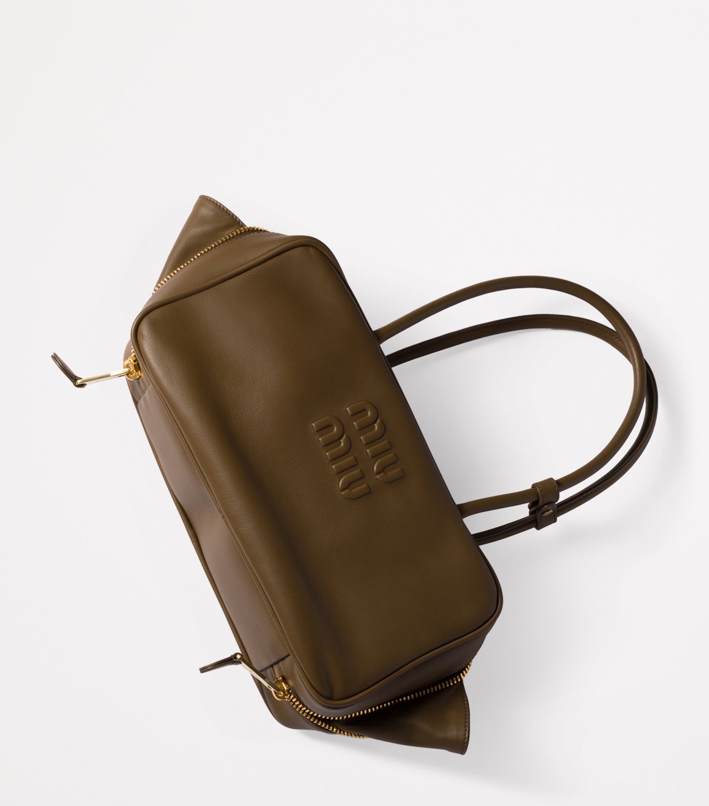 Miu Miu Leather Beau Top-Handle Bag | Harrods UK