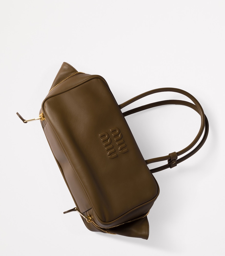 Leather Beau Top-Handle Bag F0244 Image 7