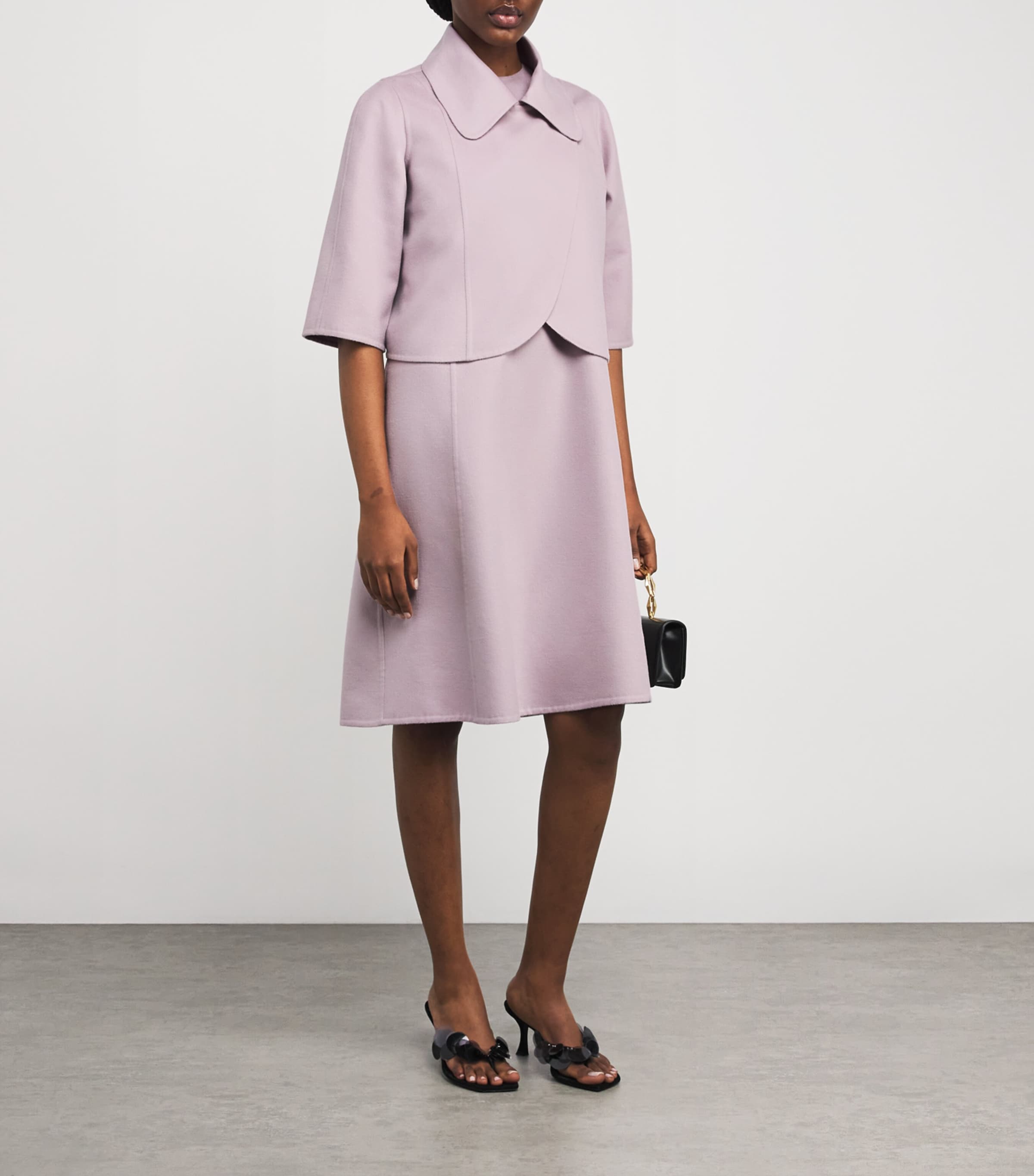 Colombo Womens Cashmere-Silk Cape Jacket Image 2