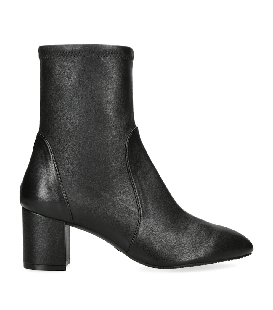 Leather Yuliana Ankle Boots 60 BLACK Image 1