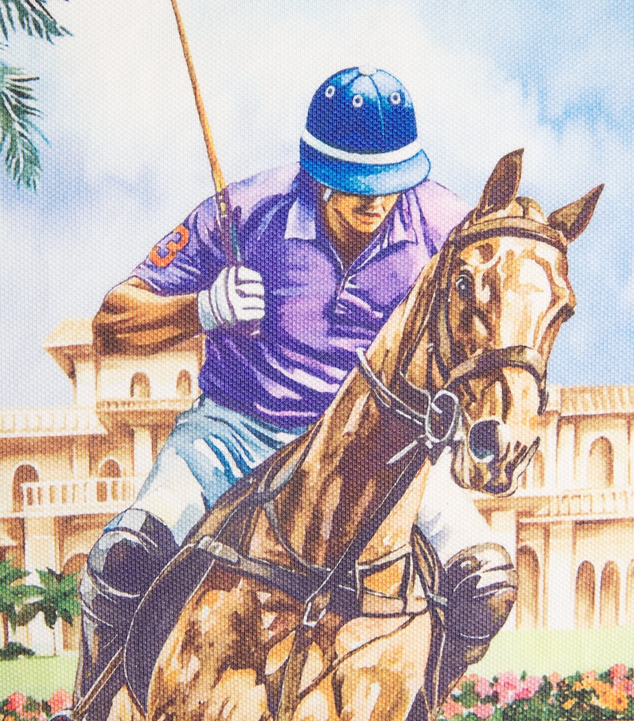 Polo Ralph Lauren Mens Cotton Polo Print Polo Shirt Polosociety Pstr Art Image 6