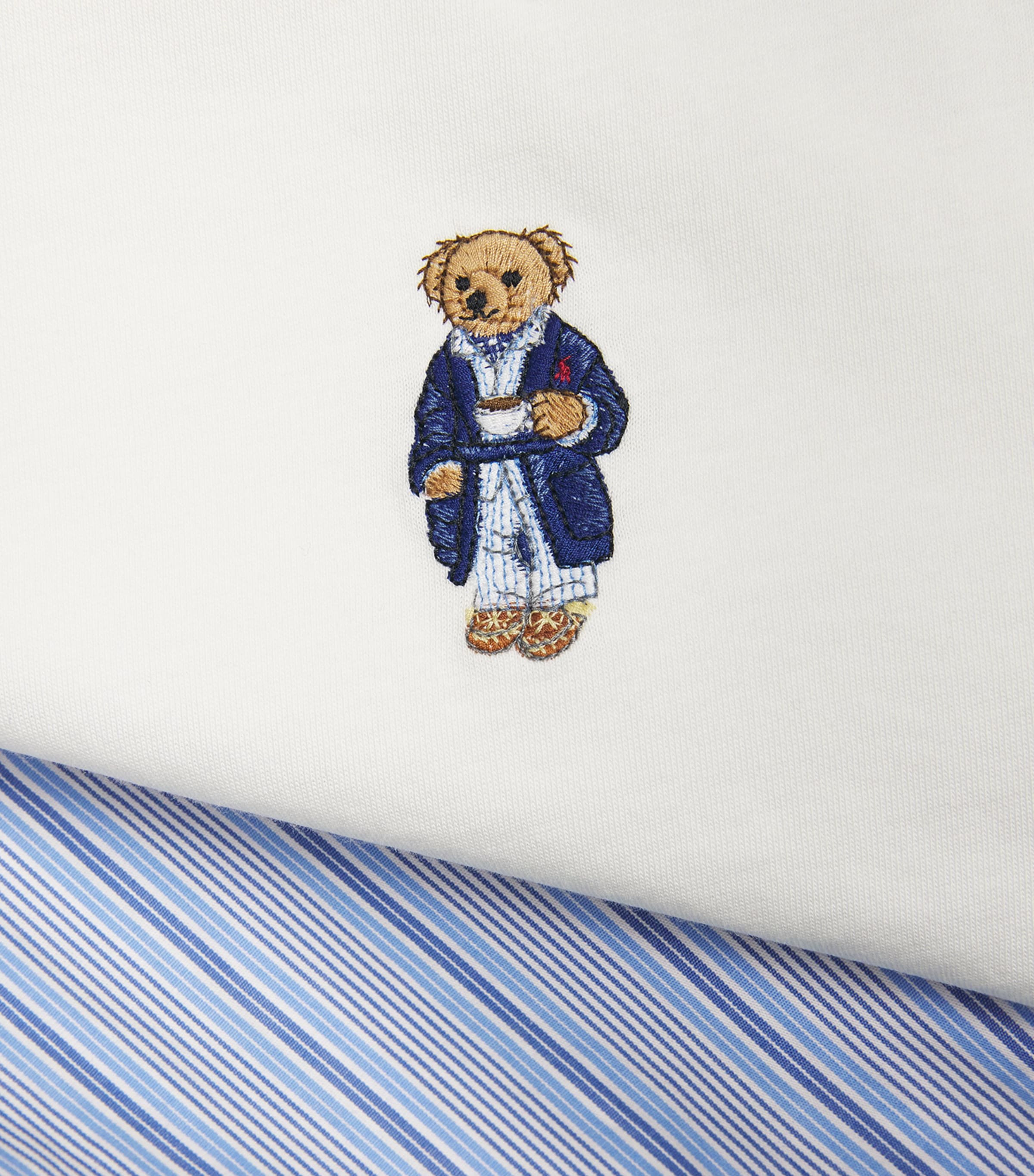 Cotton Pyjama Set ANDREW STRIPE/WHITE Image 5