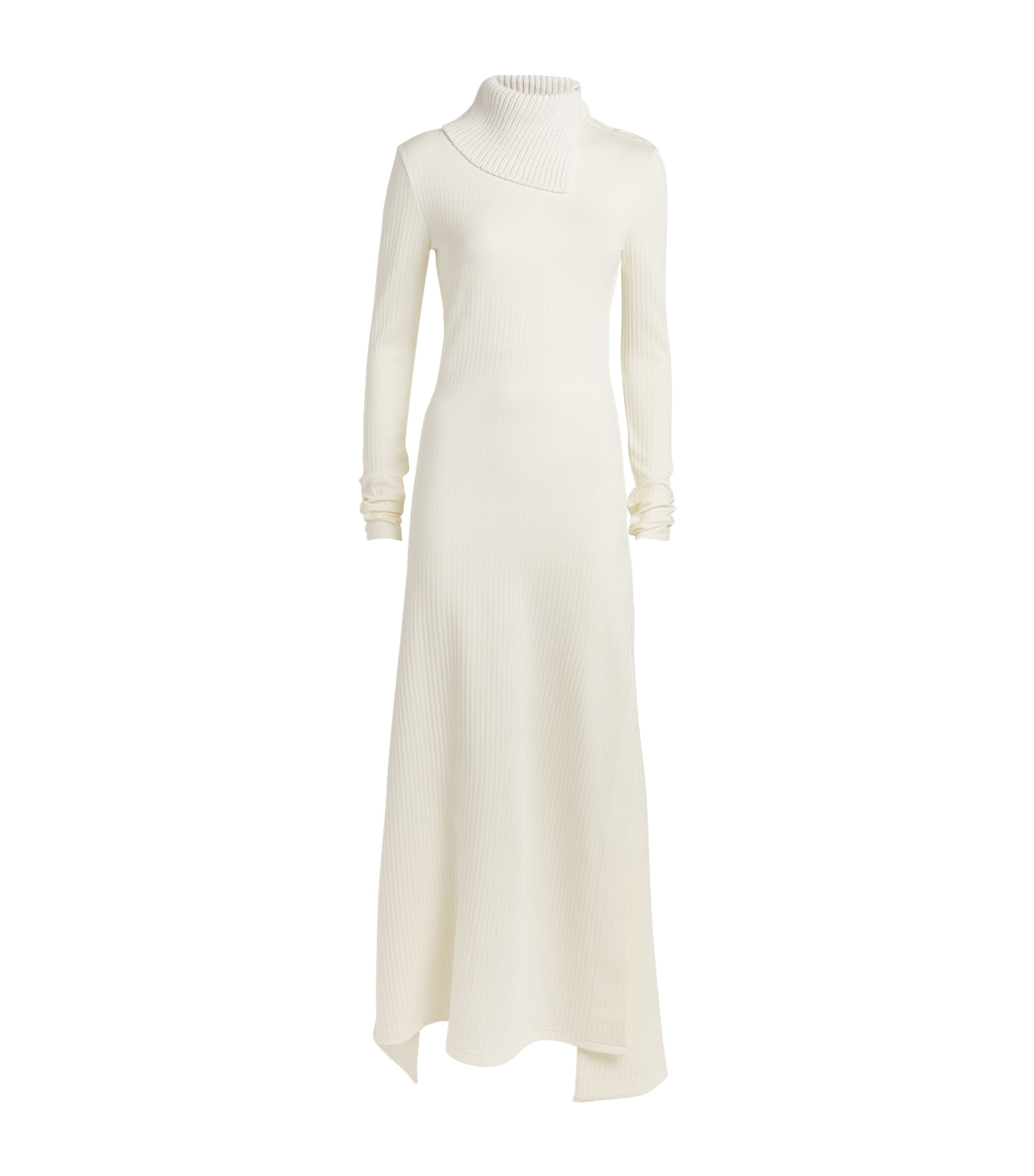 Shop 16arlington Knitted Gitsie Midi Dress In Ivory