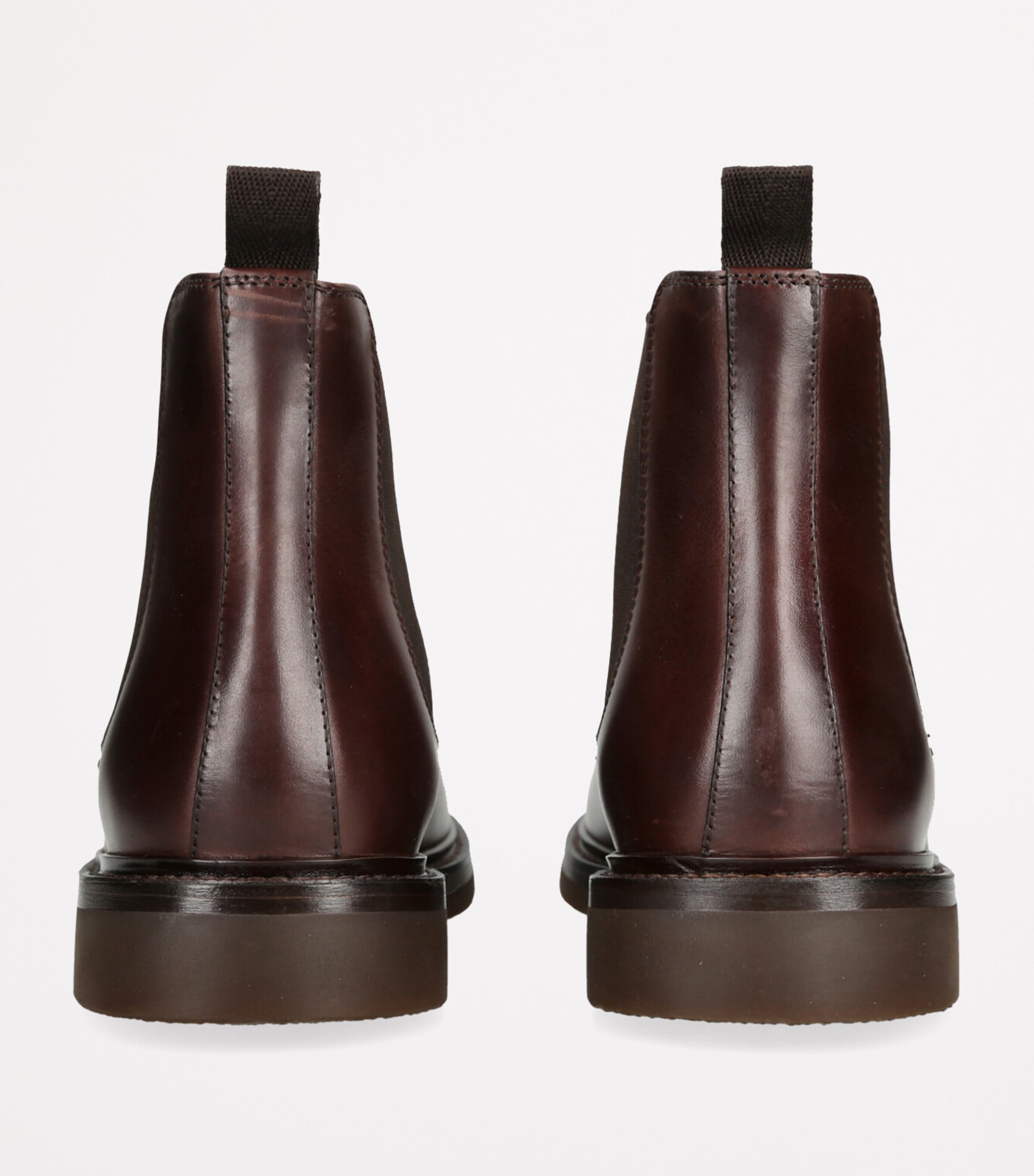 Leather Chelsea Boots DARK BROWN Image 2