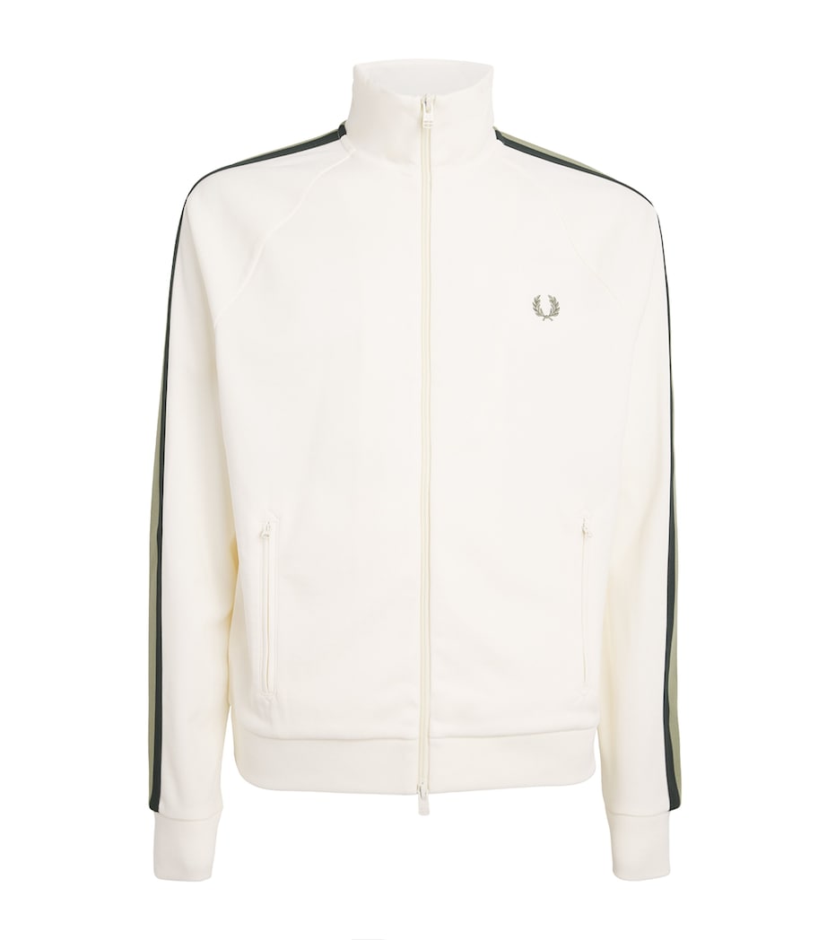 Contrast-Tape Track Jacket 760LT ECRU Image 1
