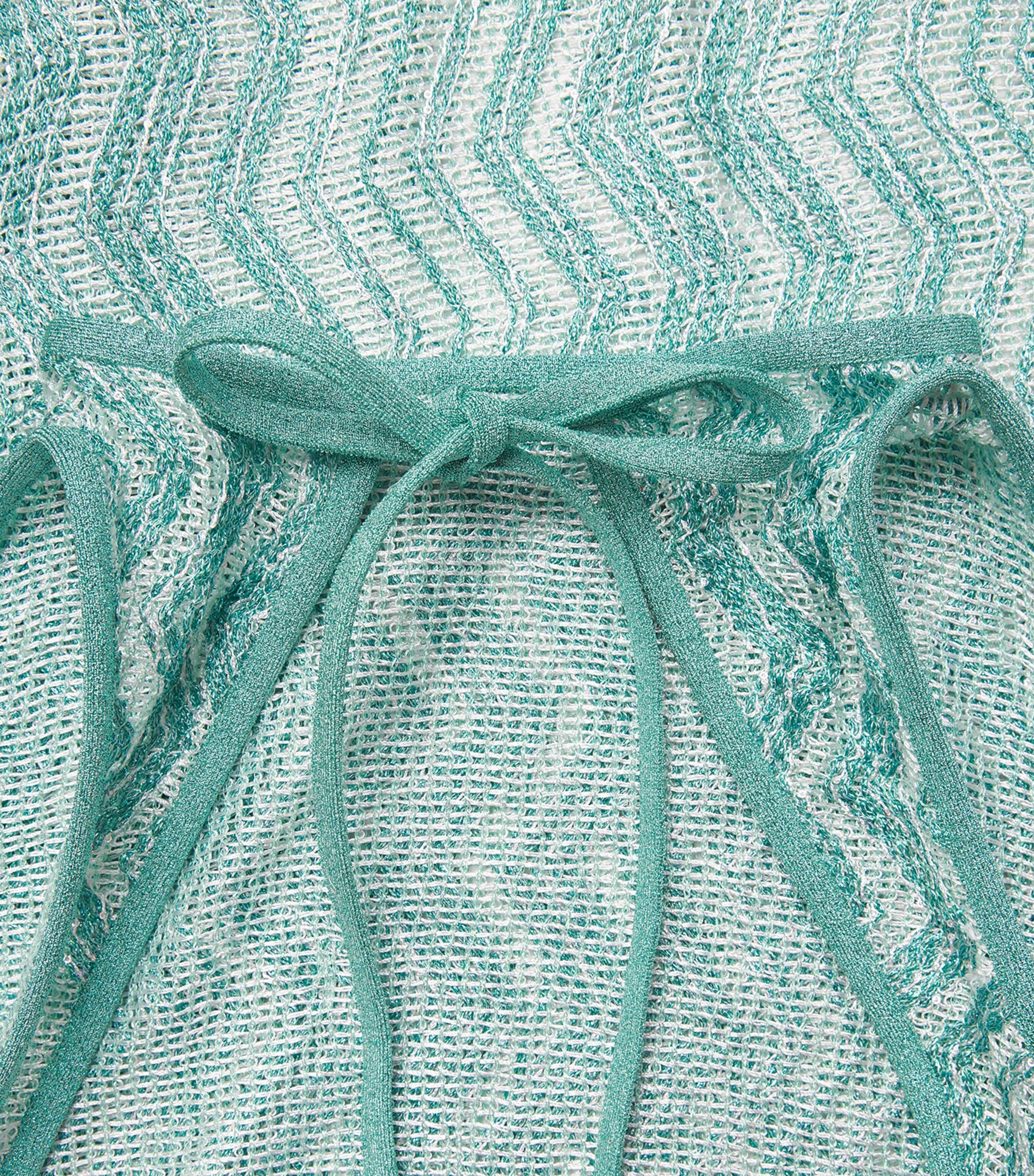 Zigzag Maxi Dress S72PH AQUAMARINE Image 5