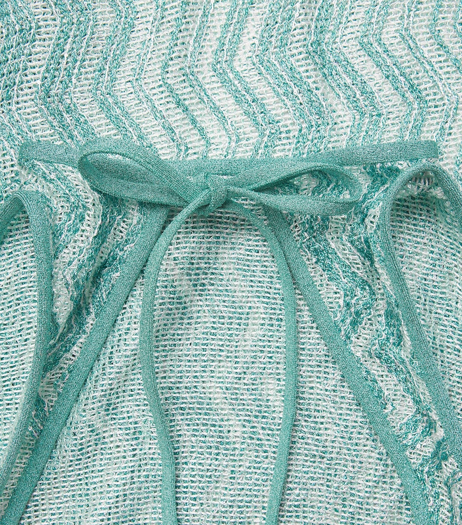 Zigzag Maxi Dress S72PH AQUAMARINE Image 5