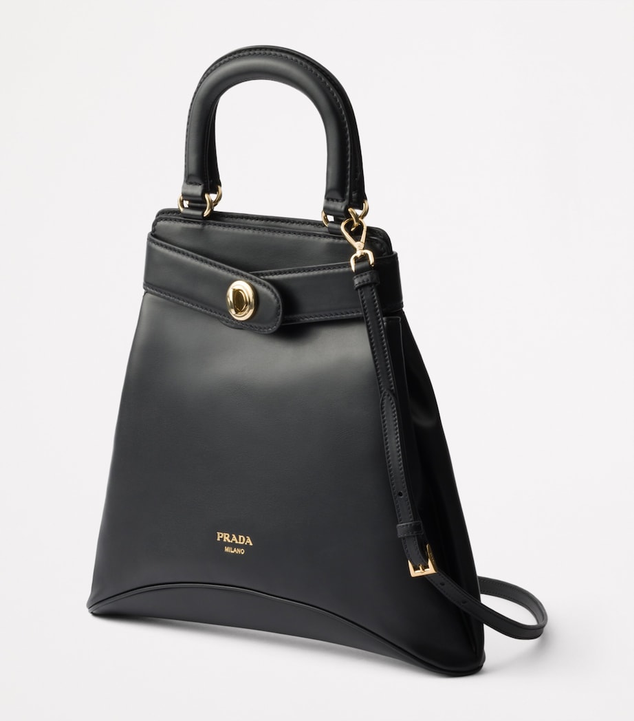 Prada Medium Leather Etude Top-Handle Bag Image 2