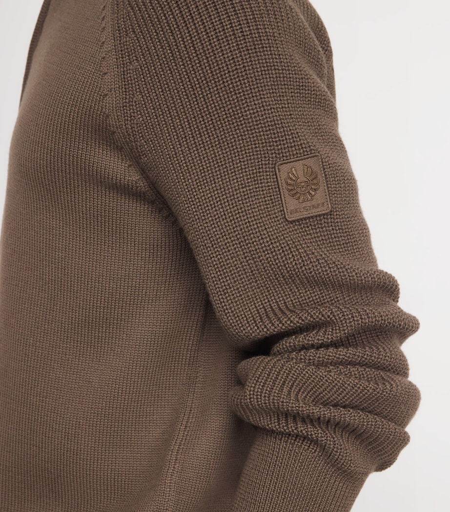 Merino Wool Aspect Sweater MJRBNMAJOR BROWN Image 6