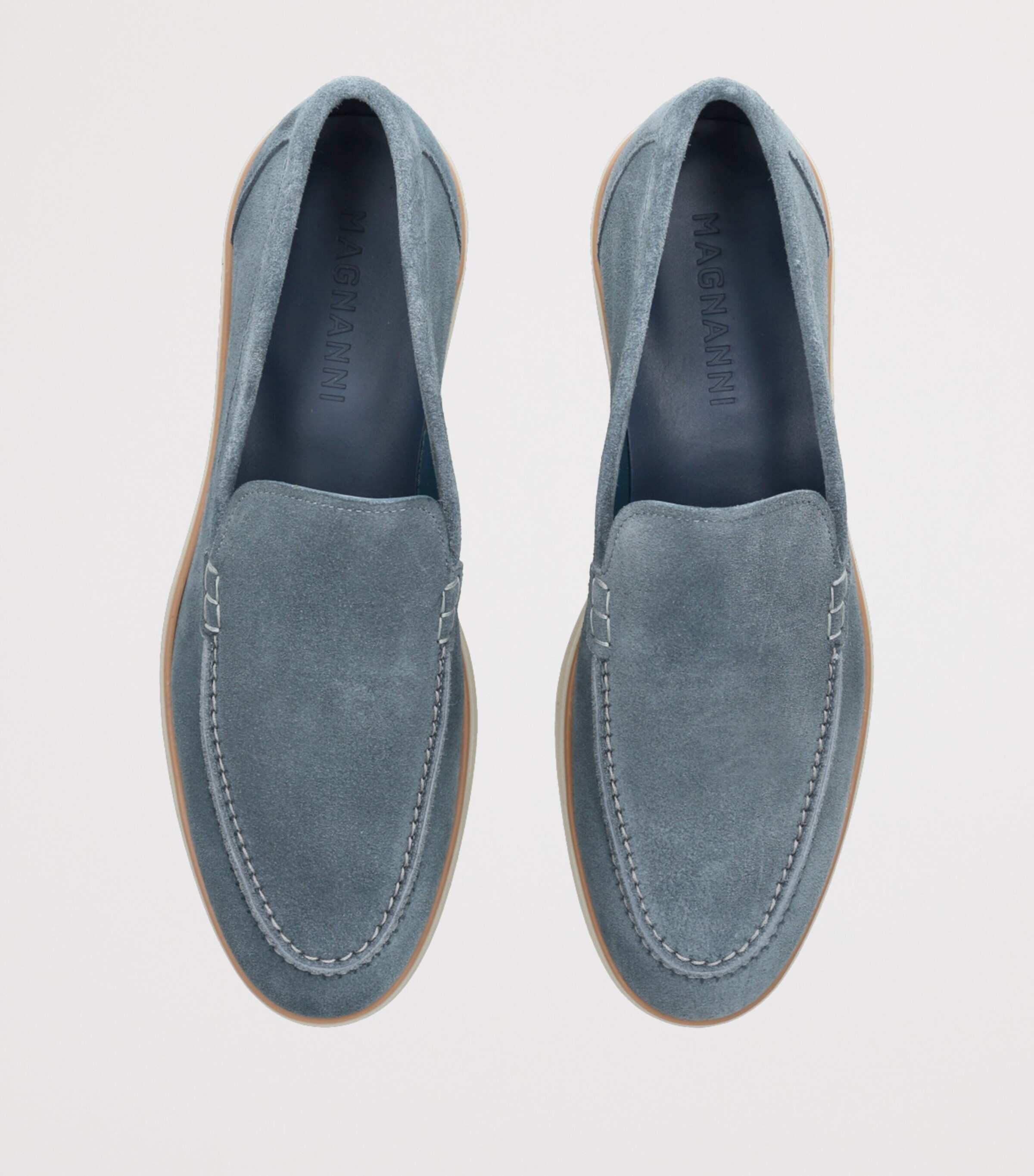 Magnanni Suede Altea Loafers Blue/pal.c Image 4