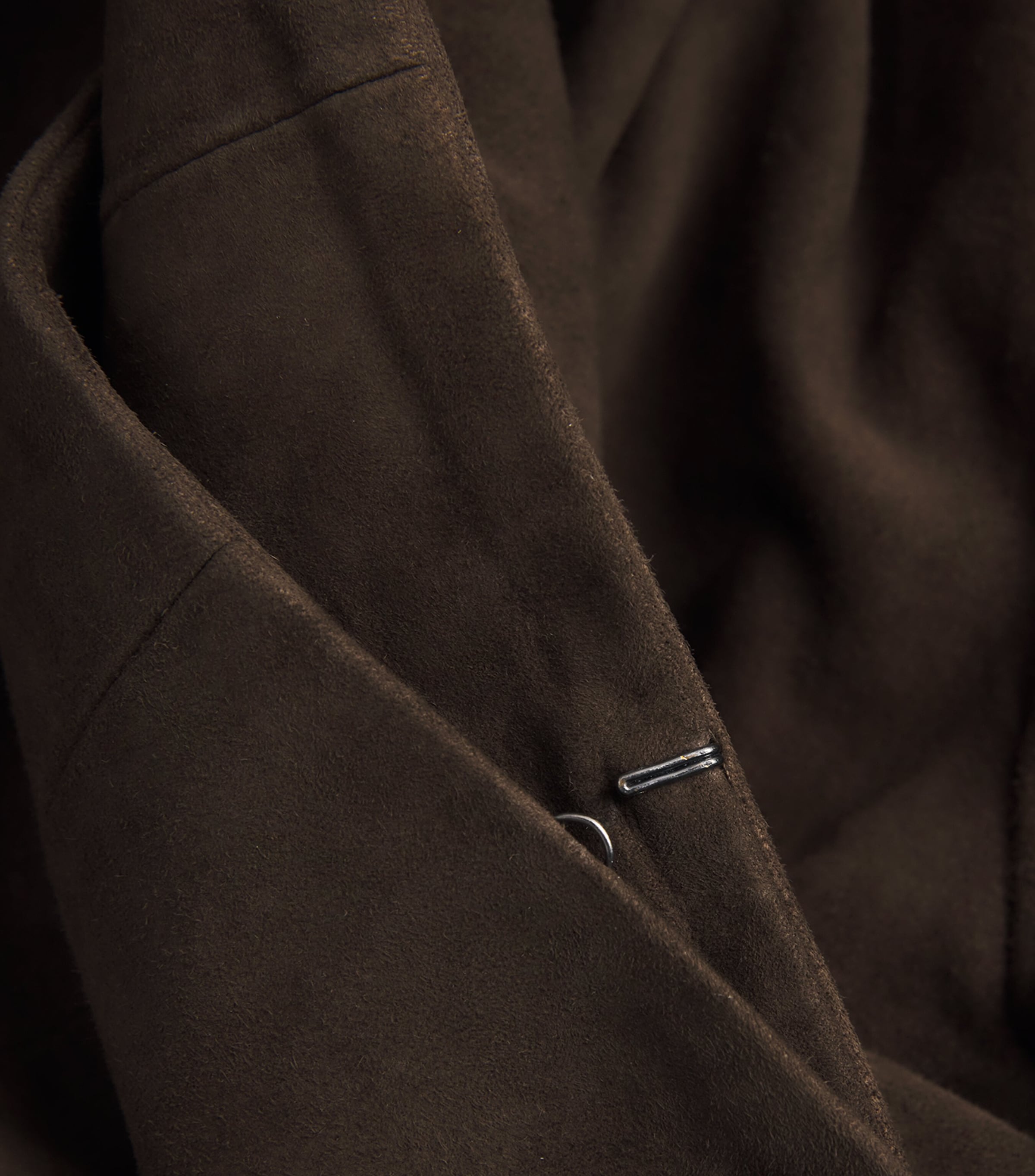 Stylein Womens Suede Vana Jacket Pebble Brown Image 5