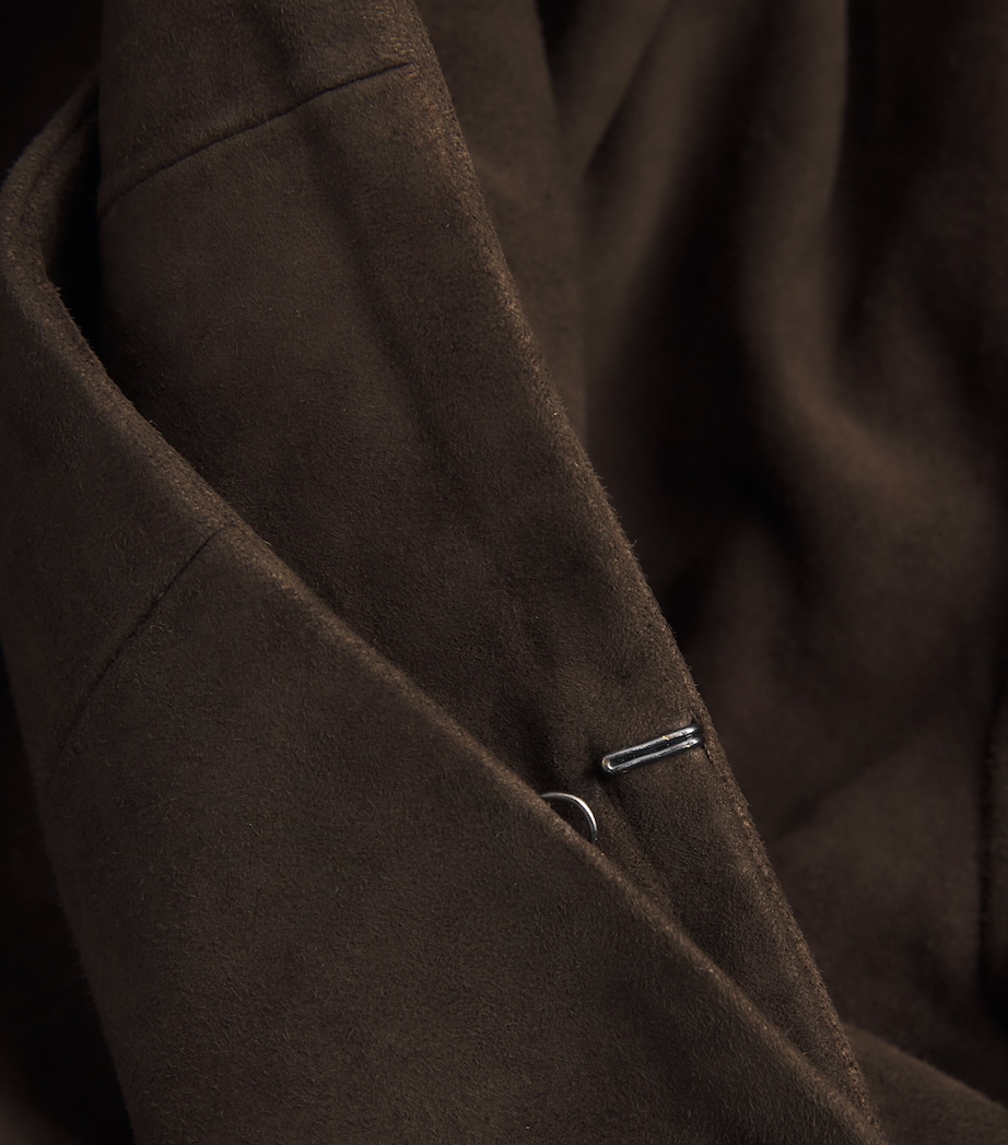 Stylein Womens Suede Vana Jacket Pebble Brown Image 5