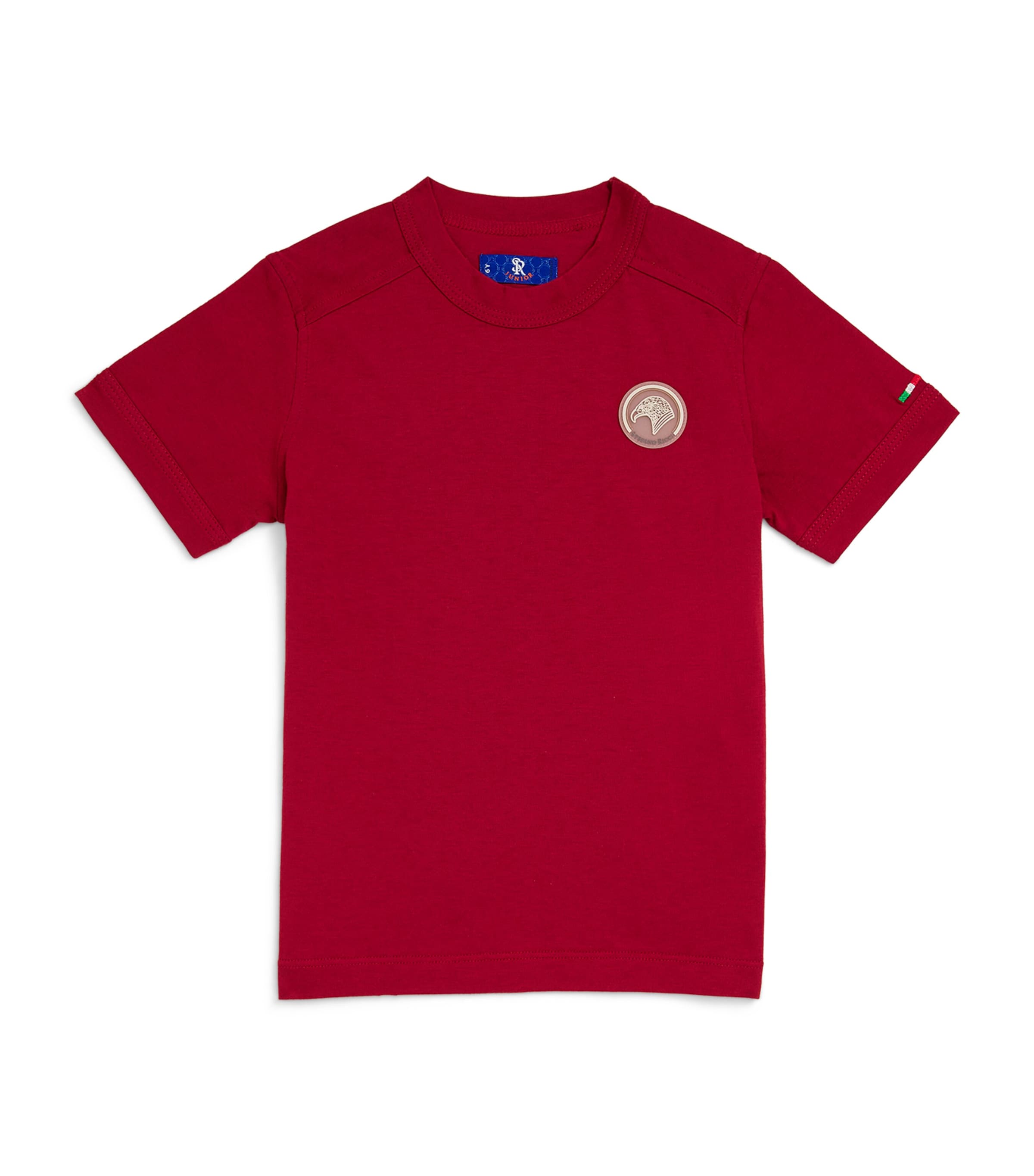 Stefano Ricci Kids Cotton-Blend Logo T-Shirt (6-16 Years) Red Image 1