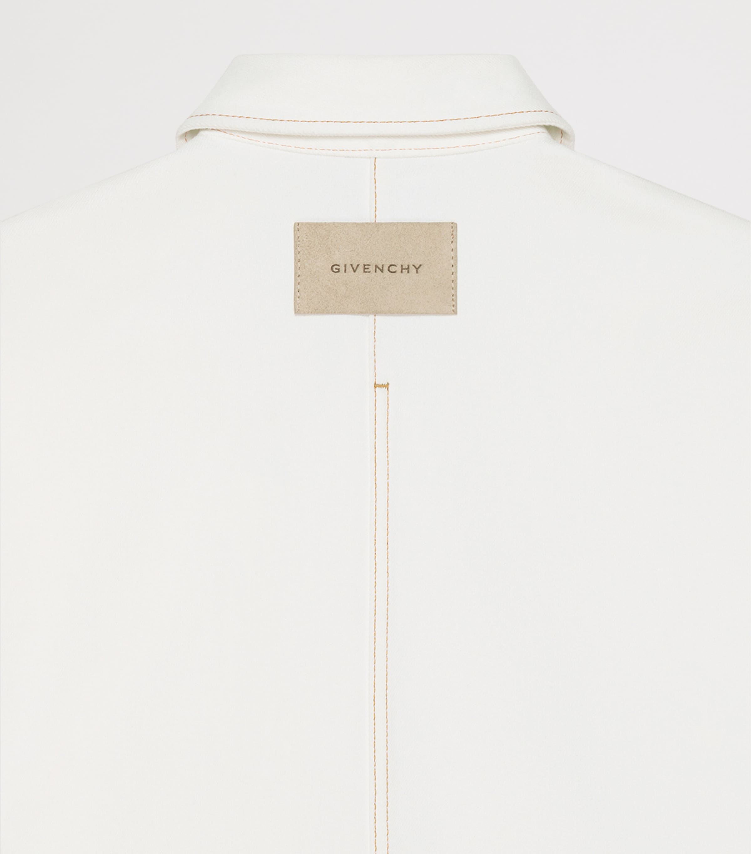 Cotton Overshirt WHITE Image 4