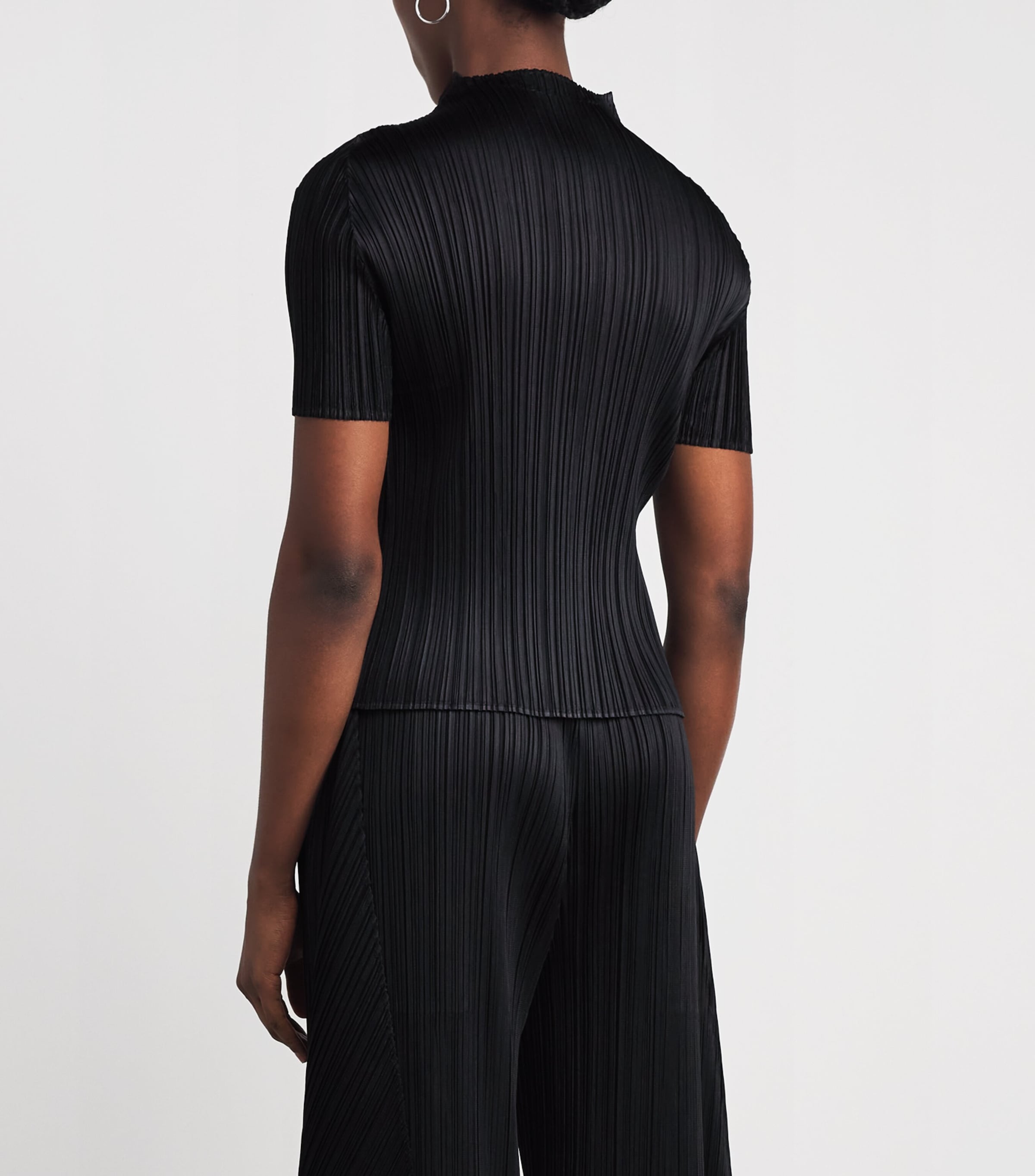 Pleats Please Issey Miyake Black Pleated Monthly Colors September