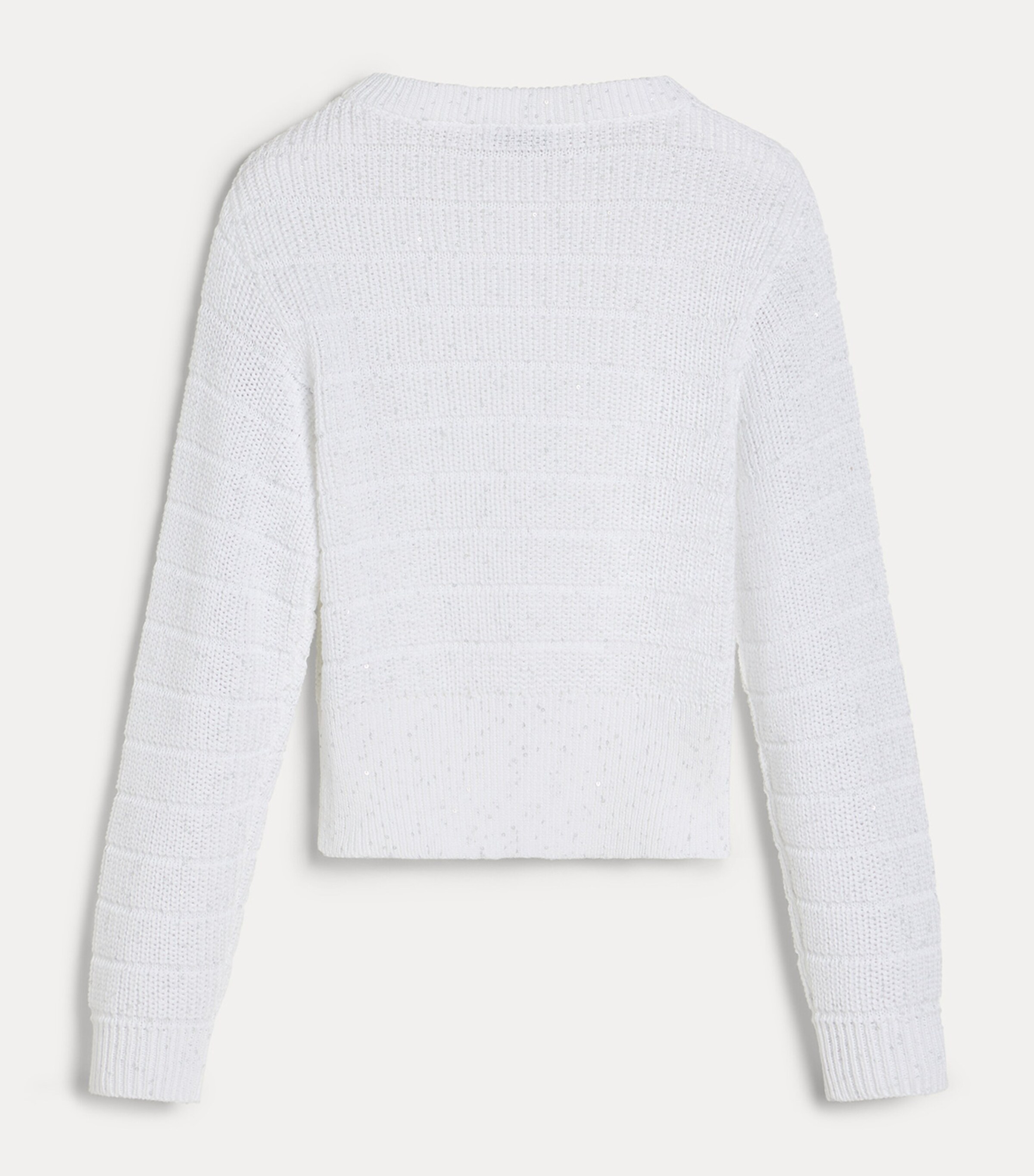 Brunello Cucinelli Kids Womens Cotton-Blend Crew-Neck Sweater (4-6 Years) Image 2