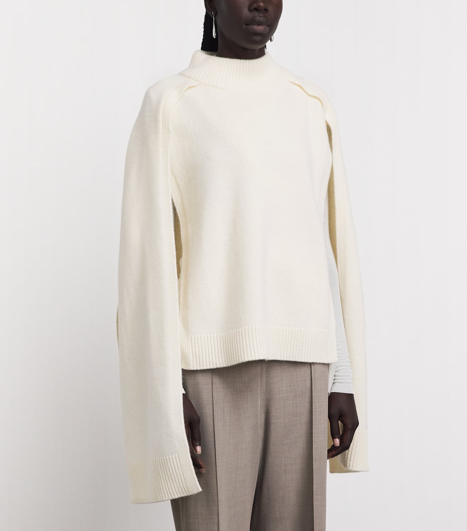 Source Unknown Womens Wool Cape Noa Sweater Iv Image 4