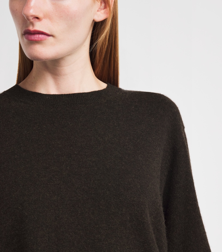 Leilani Cashmere Sweater BROWN MELANGE Image 5