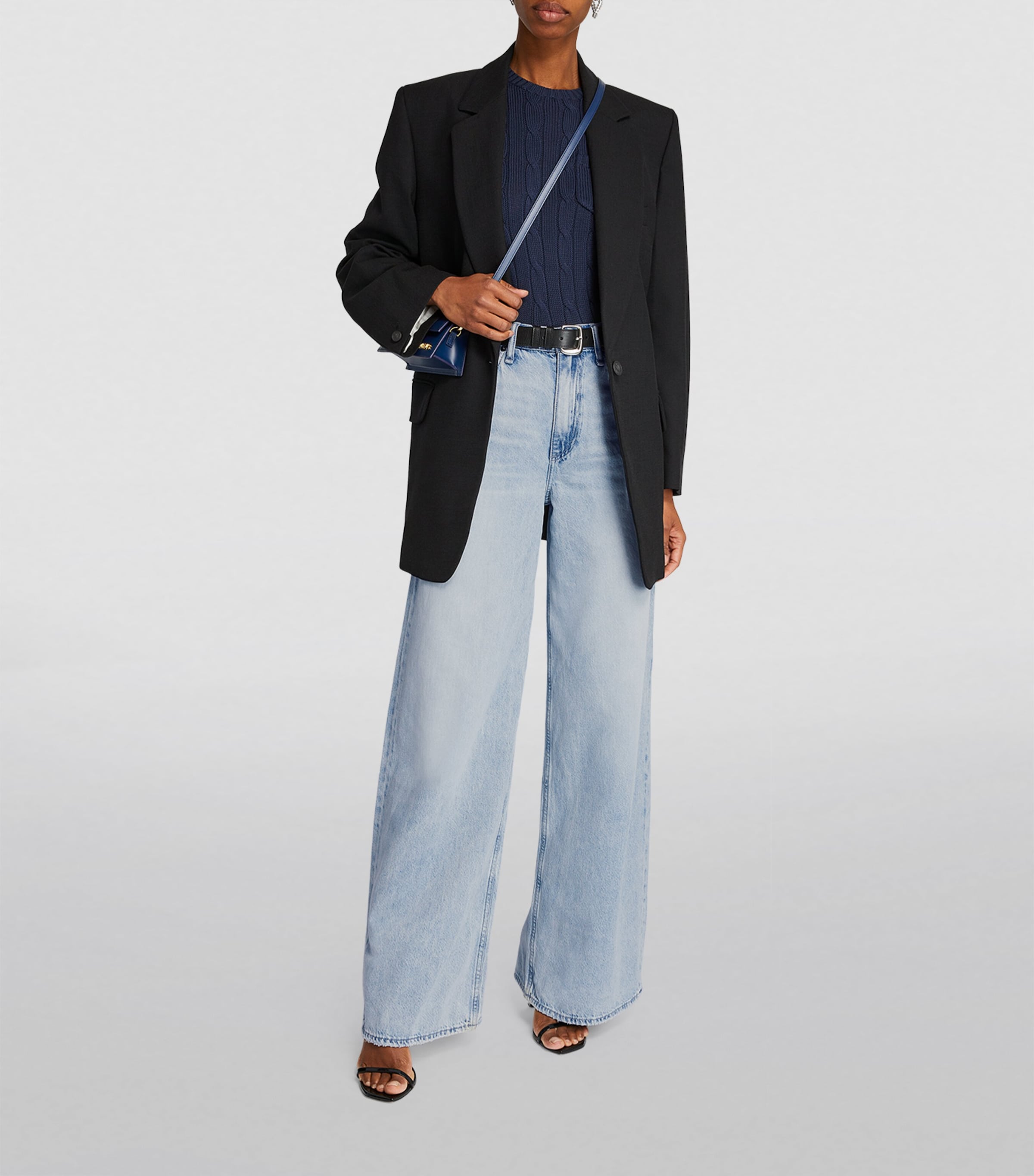 【関税込み】rag & bone インディゴ Sofie ジーンズ Rag & Bone Sofie Wide-Leg Jeans | Harrods US