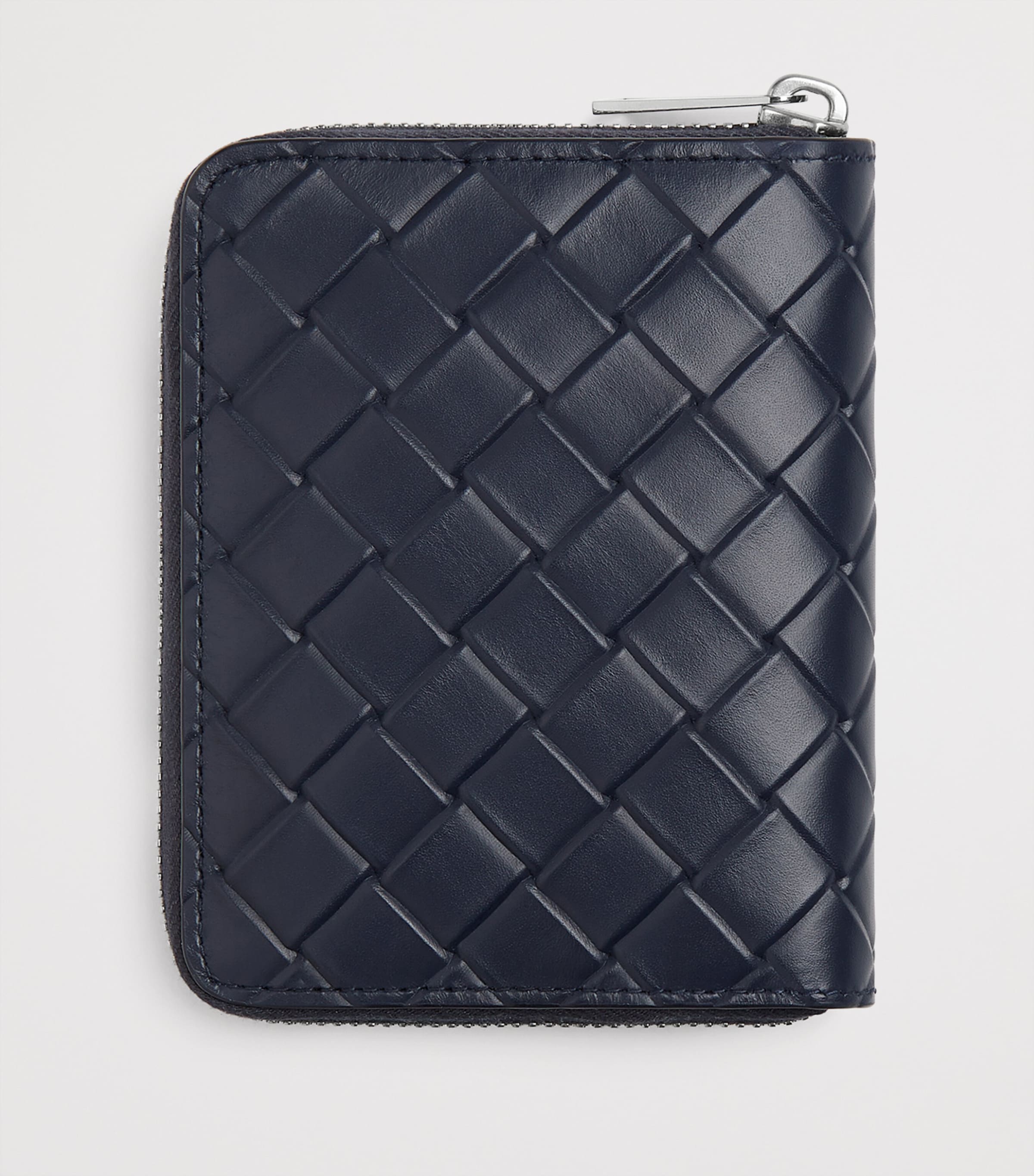 Bottega Veneta Leather Intrecciato Zip-Around Wallet Image 3