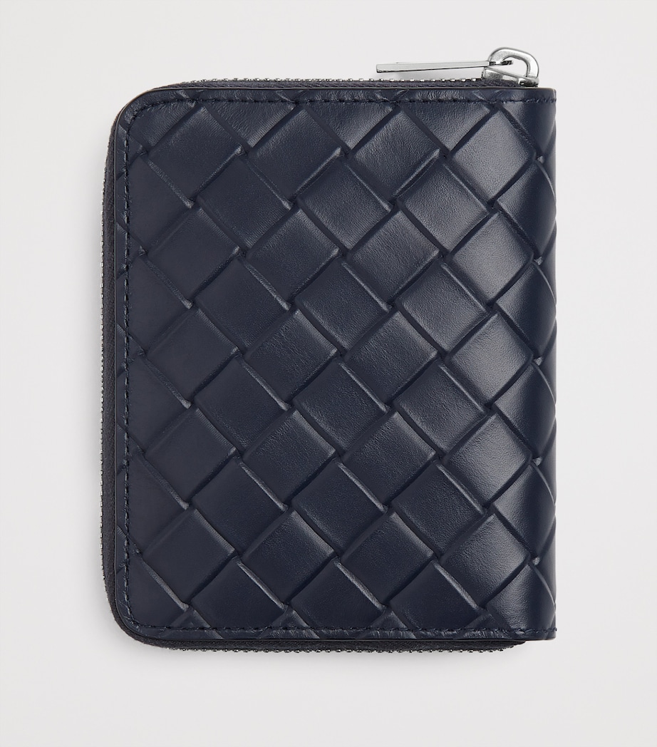 Bottega Veneta Leather Intrecciato Zip-Around Wallet Image 3
