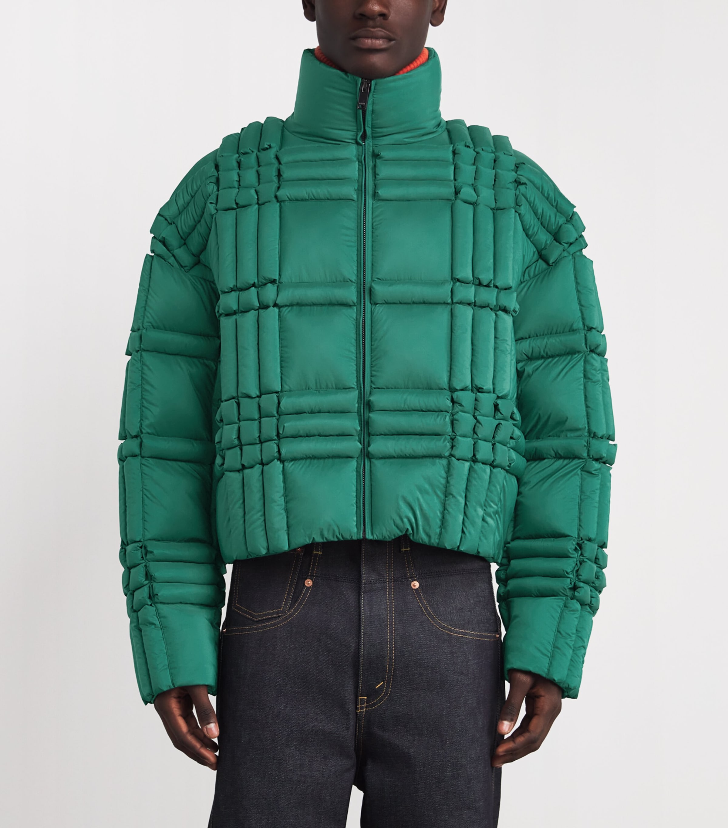 3D Down-Filled Puffer Jacket WOOD Image 3