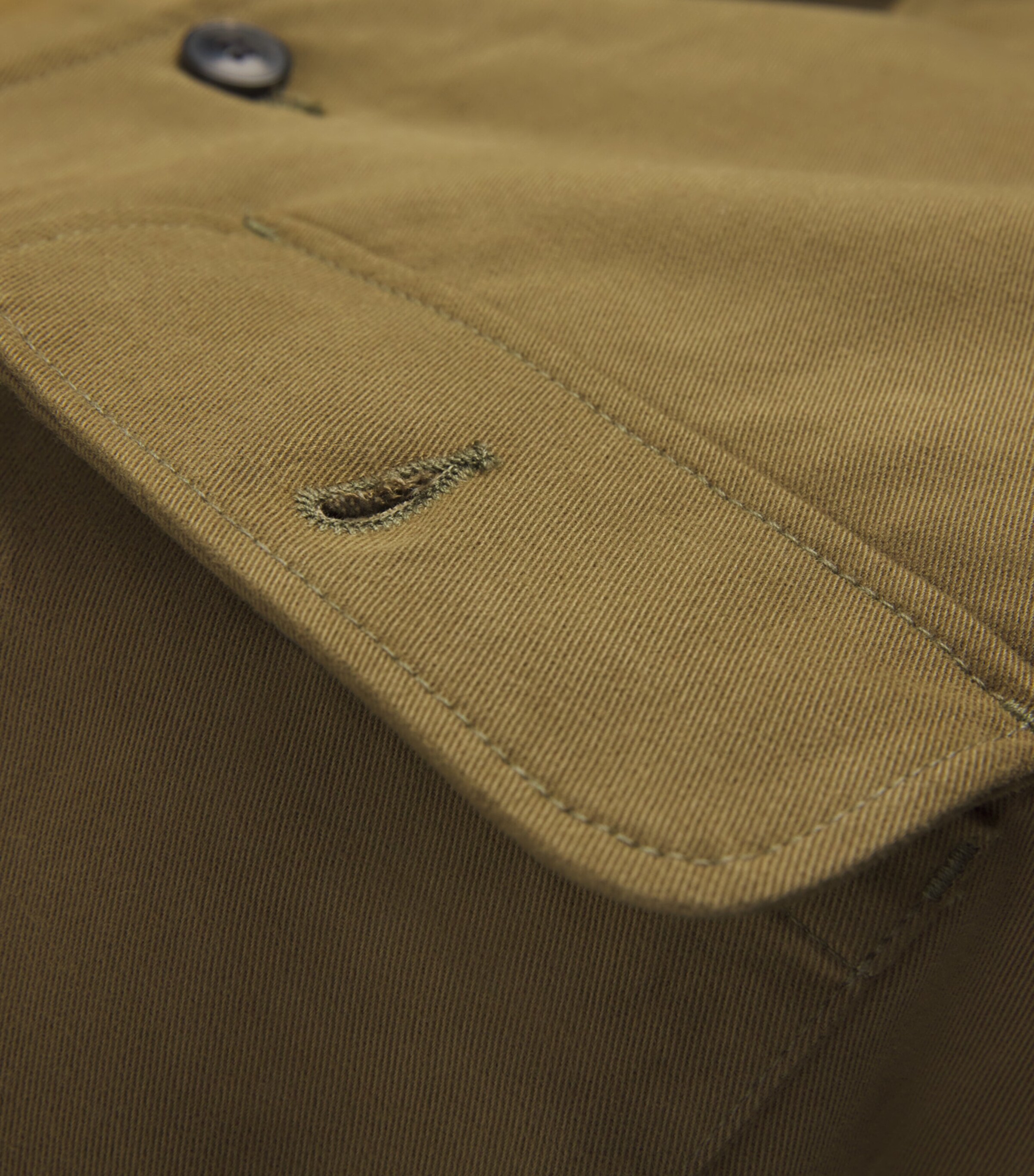 Cotton Utility Jacket ARMY GREEN Image 5