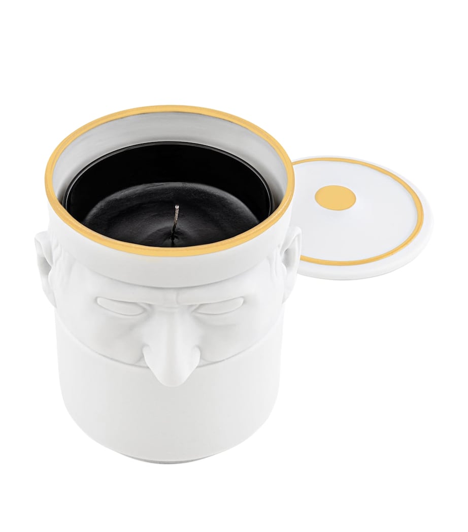 GINORI 1735 Black Stone Candle (350g) Image 2