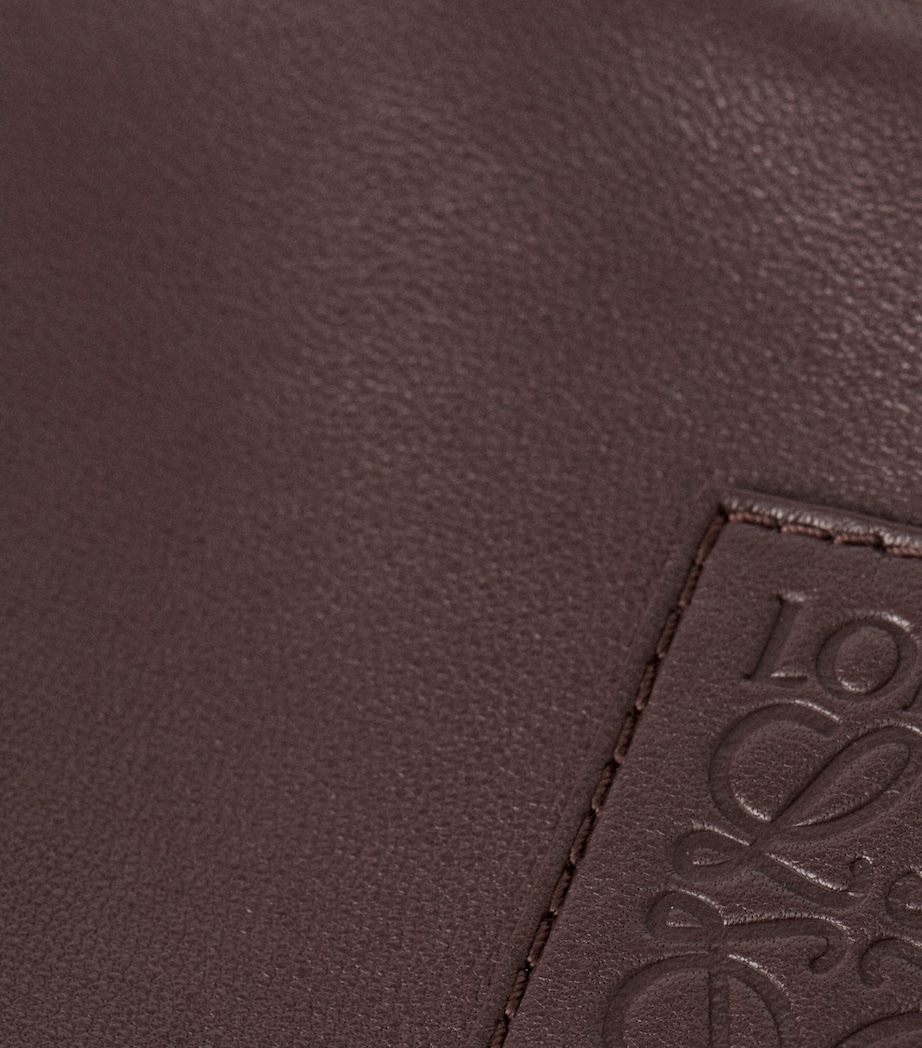 Lamb Skin Bomber Jacket CHOCOLATE BROWN Image 5