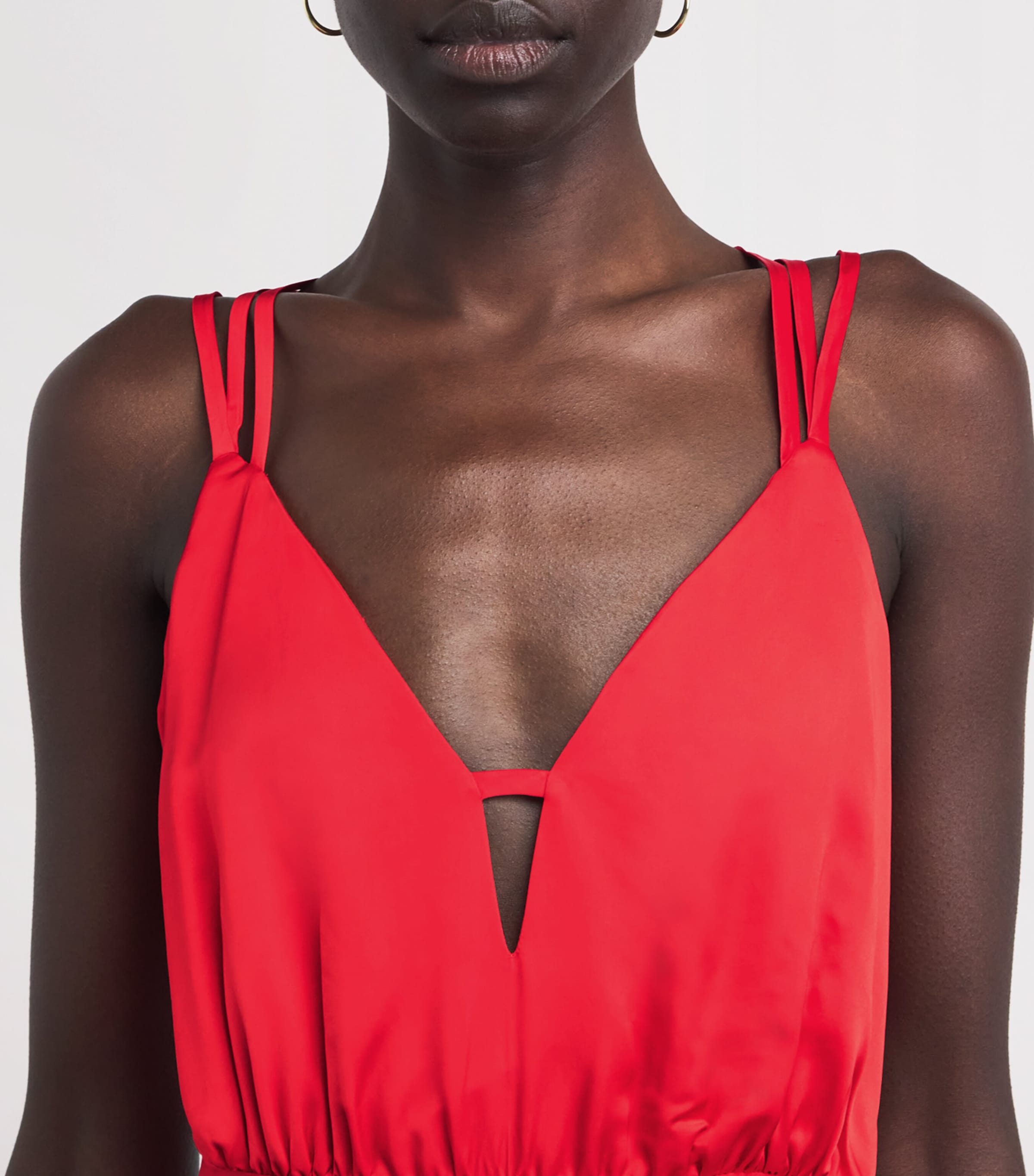 sandro red dress Maxi Wraparound In - 20% Off Sandro Paris Red Asymmetric Maxi