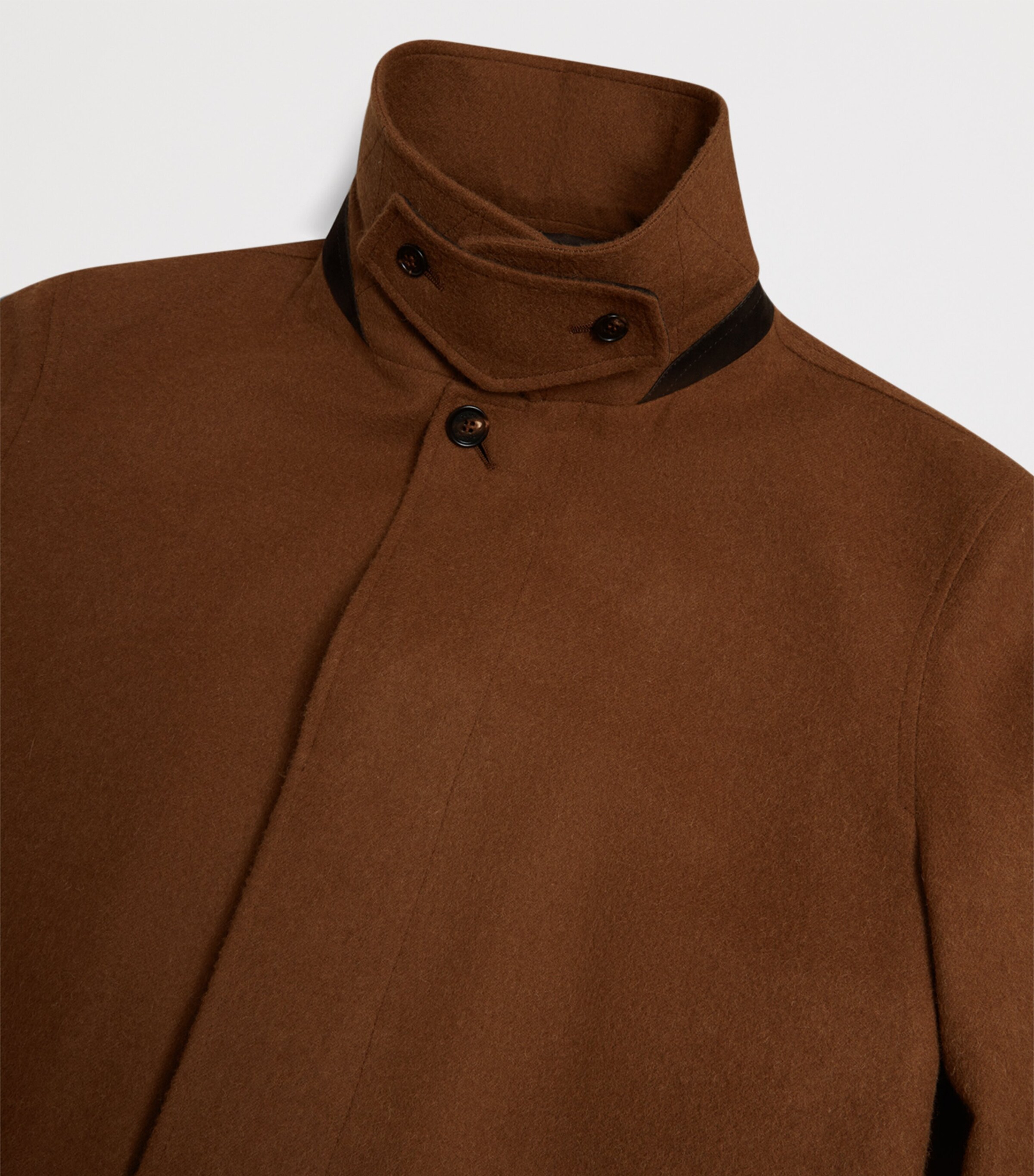 Camel Balmacaan Coat 291DARK CAMEL Image 8