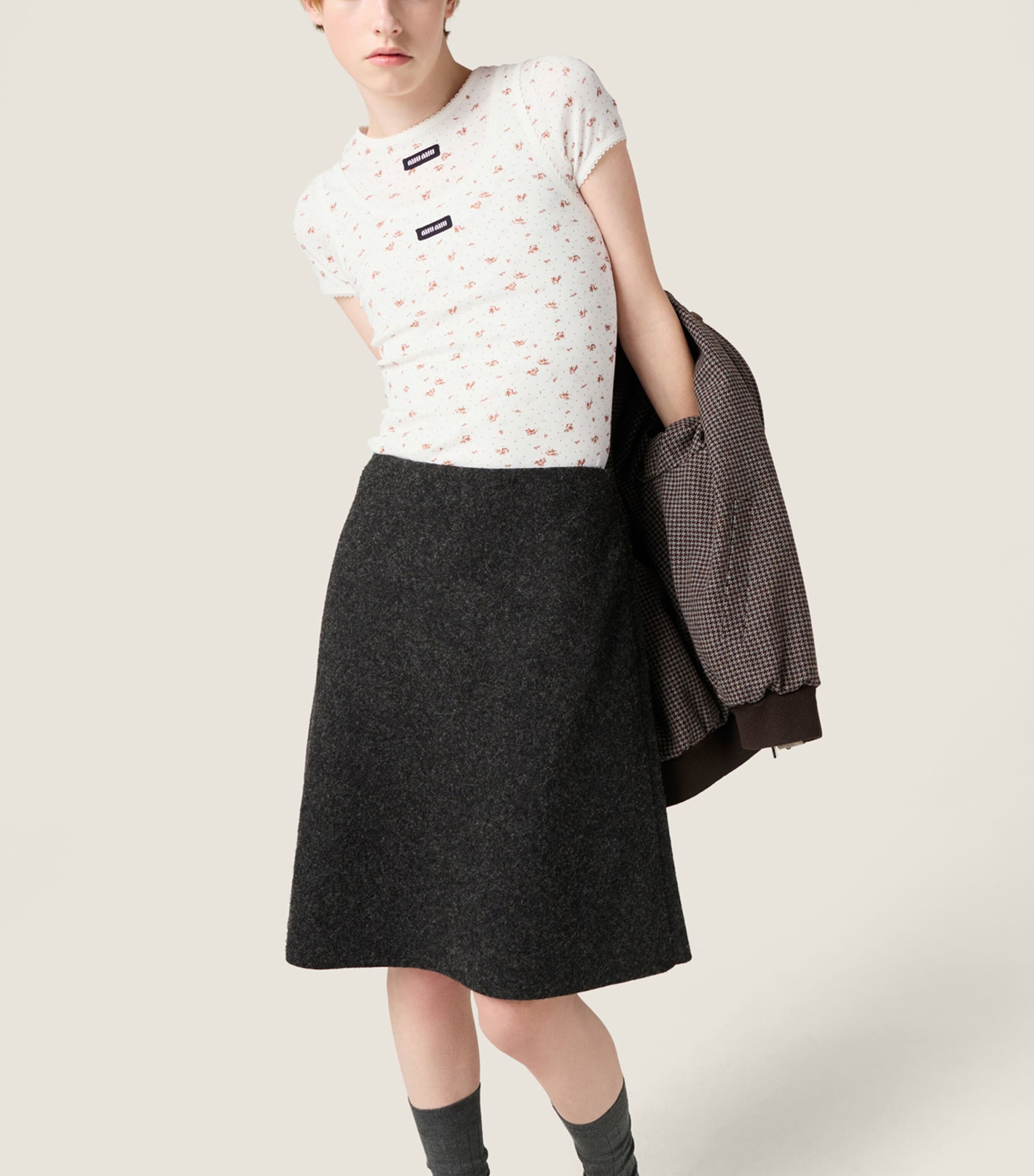 Cotton Jersey Ribbed Tank Top F0O7V Image 6