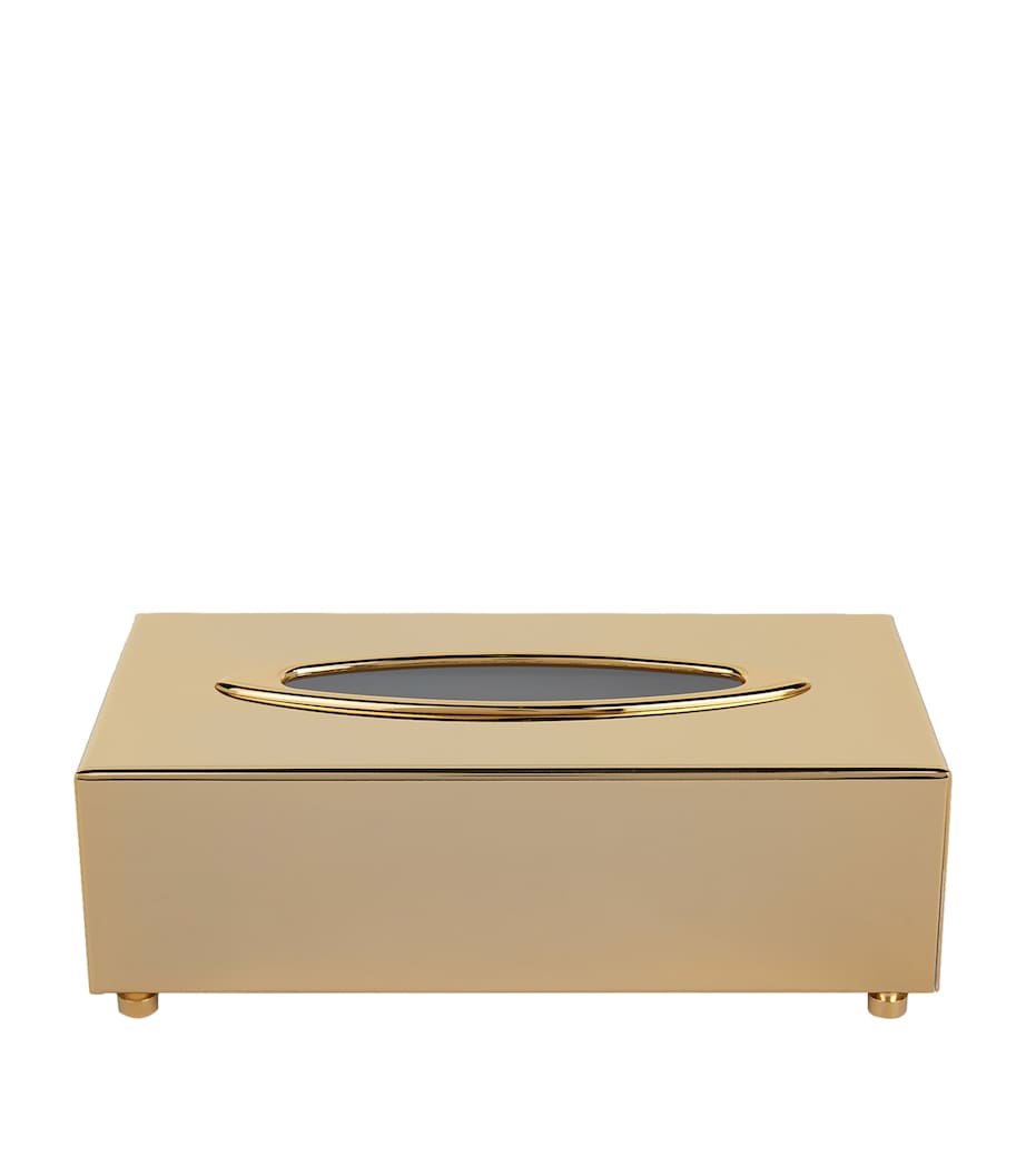 Box Gold-Plated Tissue Box GOLD Image 1
