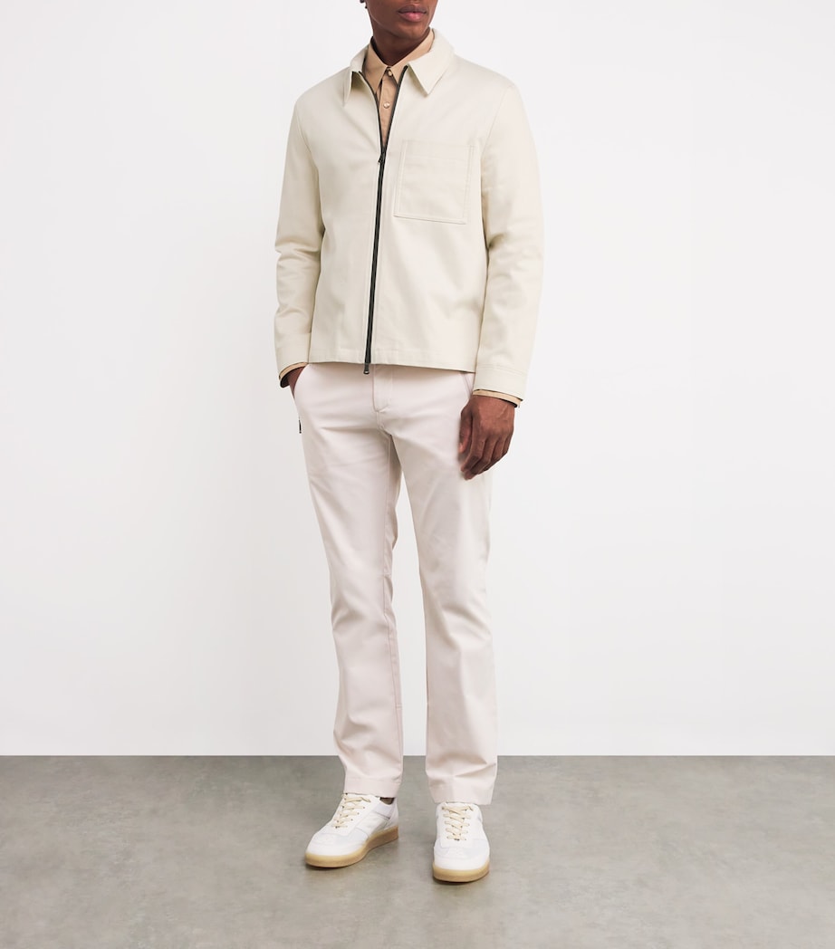 Cotton Twill Julius Overshirt MOONBEAM-U029 Image 2