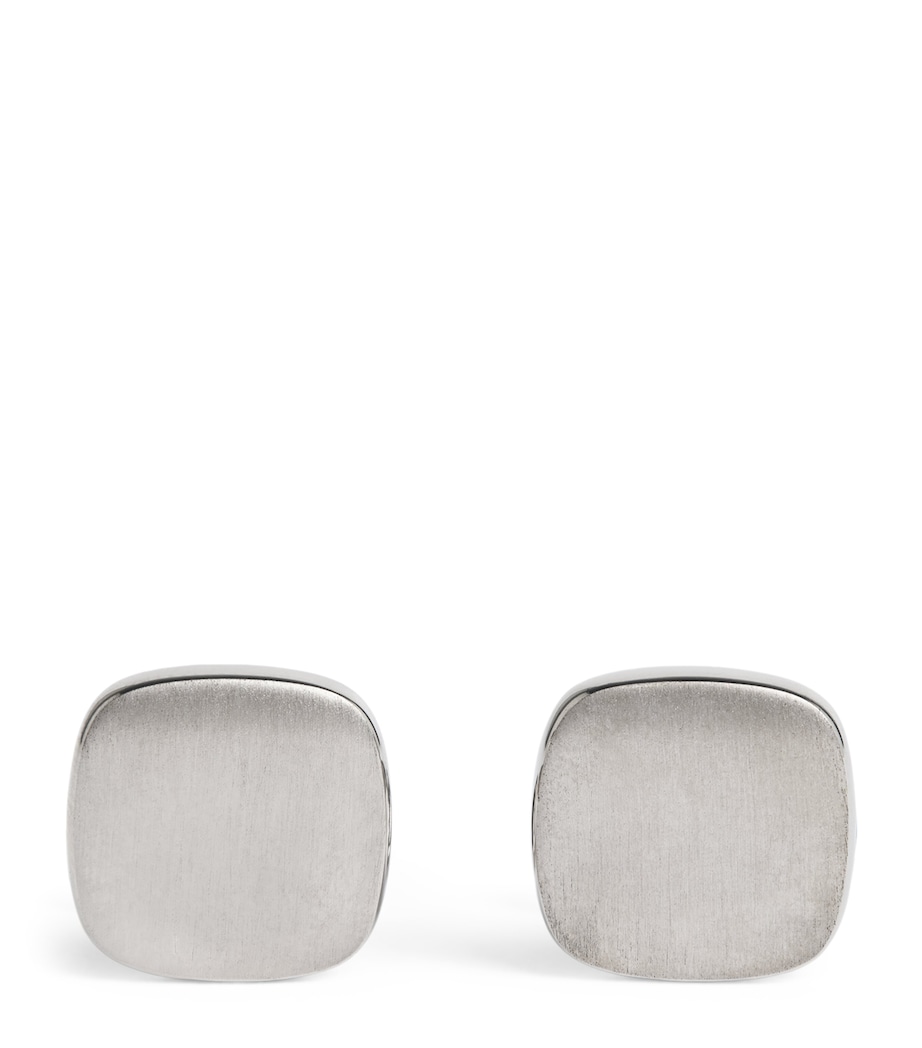 Sterling Silver Round Cufflinks 17 Image 1