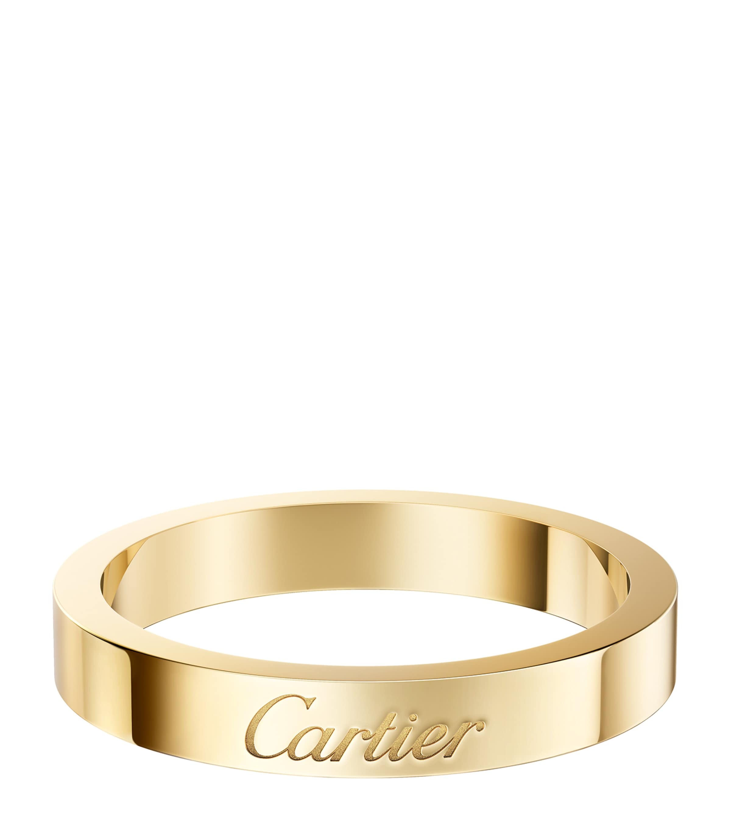 Yellow Gold C de Cartier Wedding Ring YELLOW GOLD Image 1