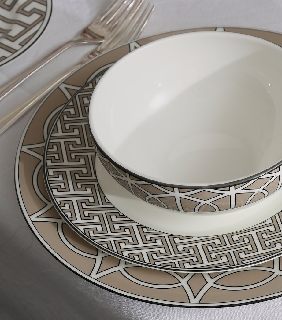 Set of 2 Loop Dinner Plates (26cm) TRUFFLE Image 4