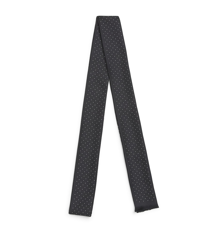 TOM FORD Silk Polka-Dot Scarf Nwg Image 1