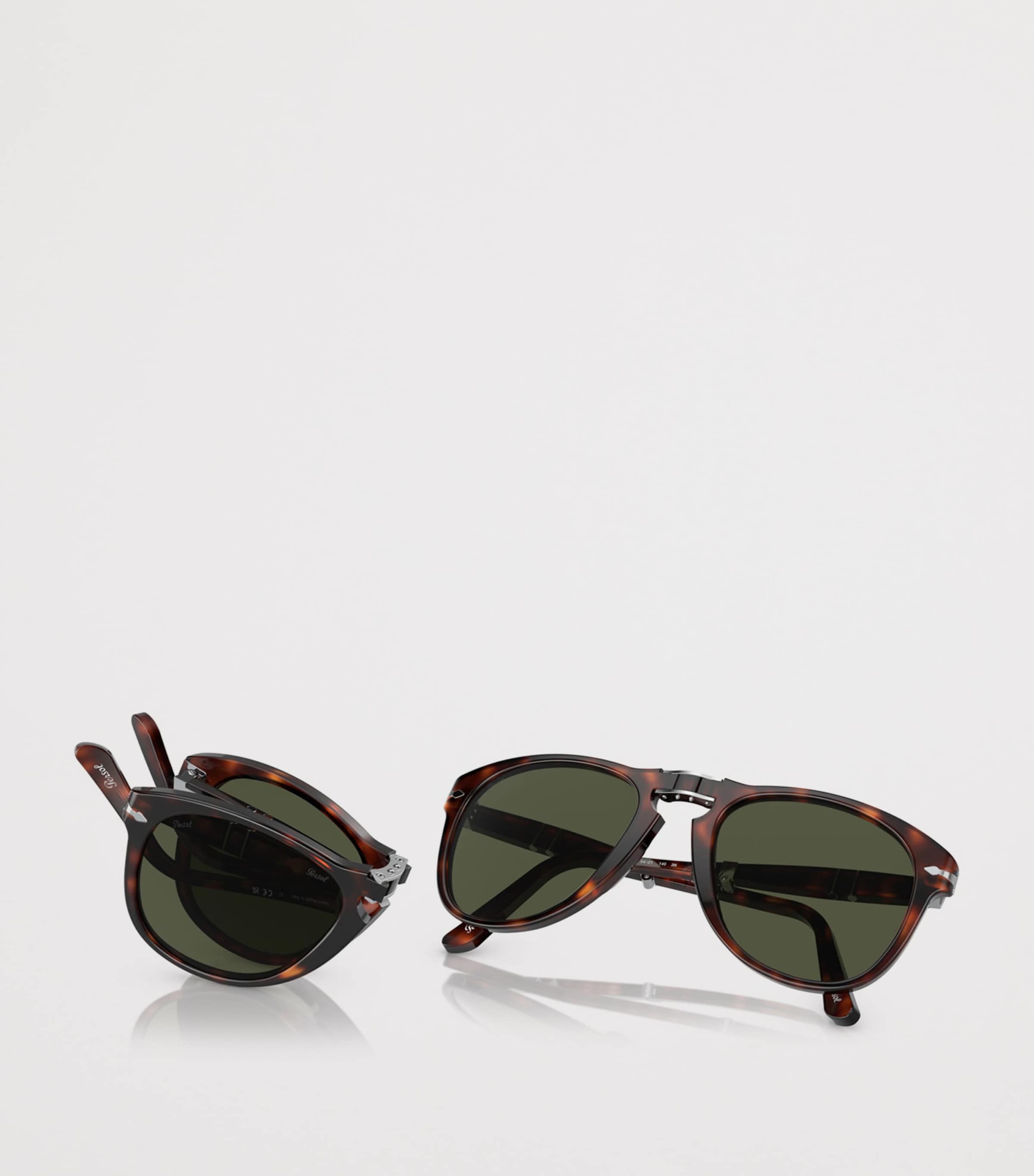 Persol Foldable Pilot Sunglasses Brown Image 7