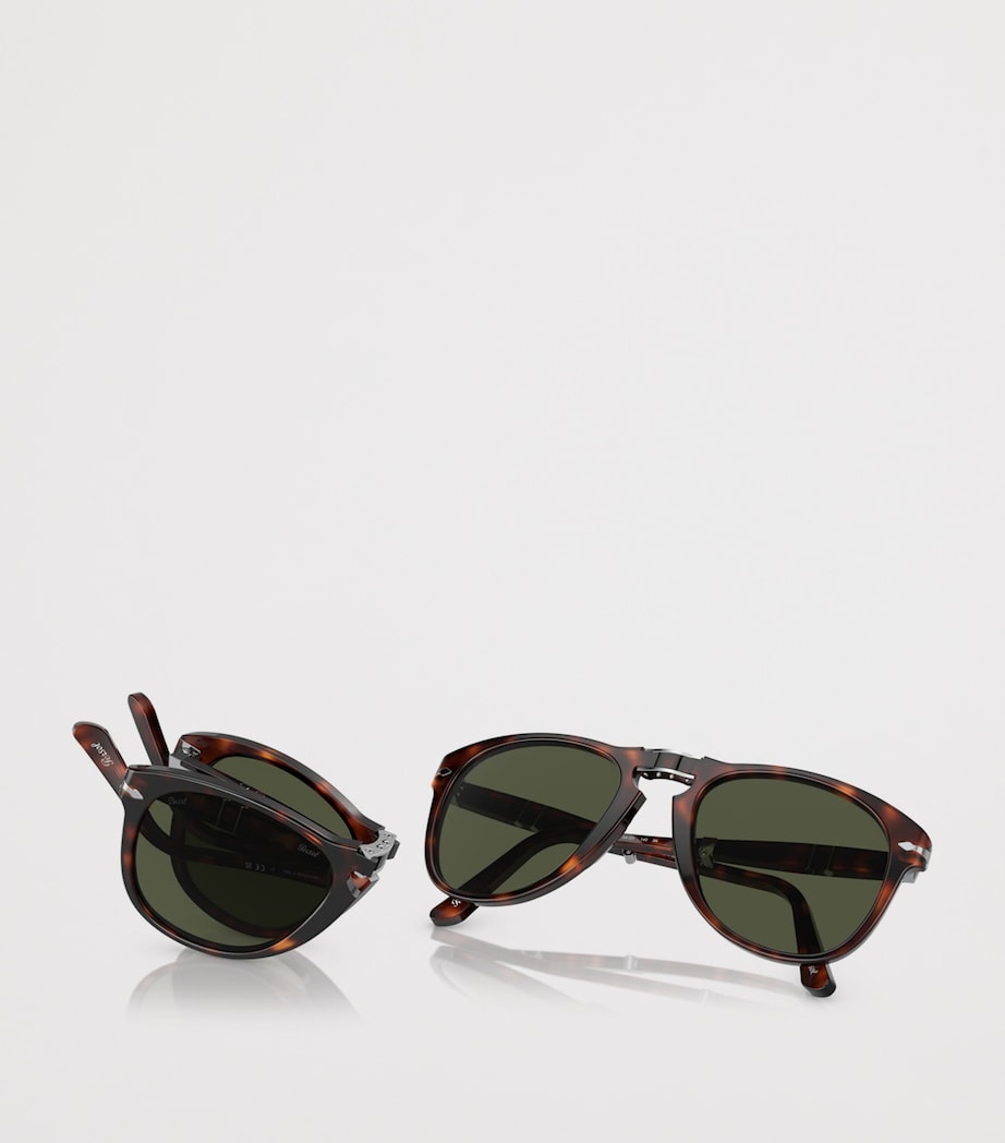 Persol Foldable Pilot Sunglasses Brown Image 7