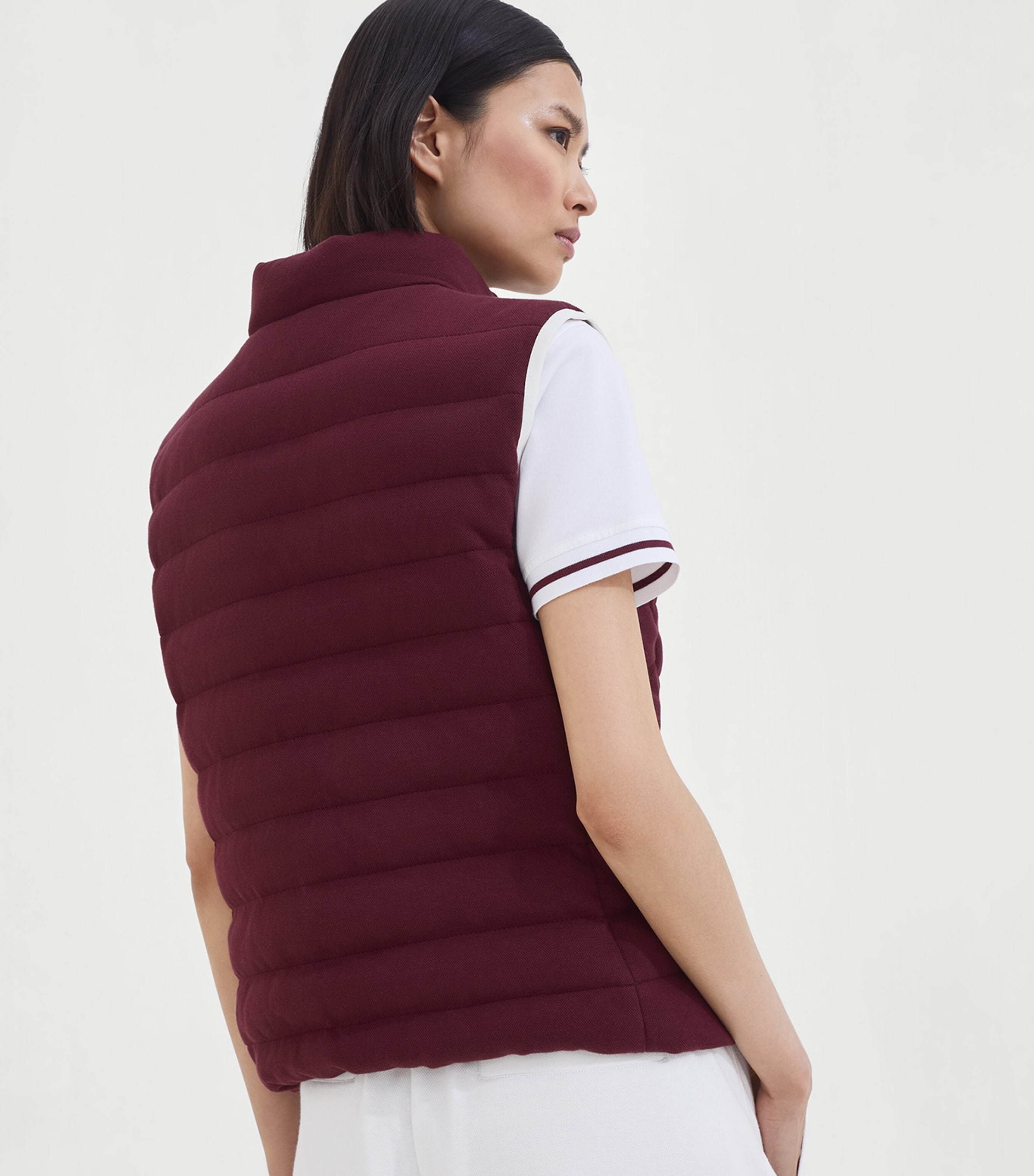 Techno Cotton Piqué Padded Gilet C9663 Image 4