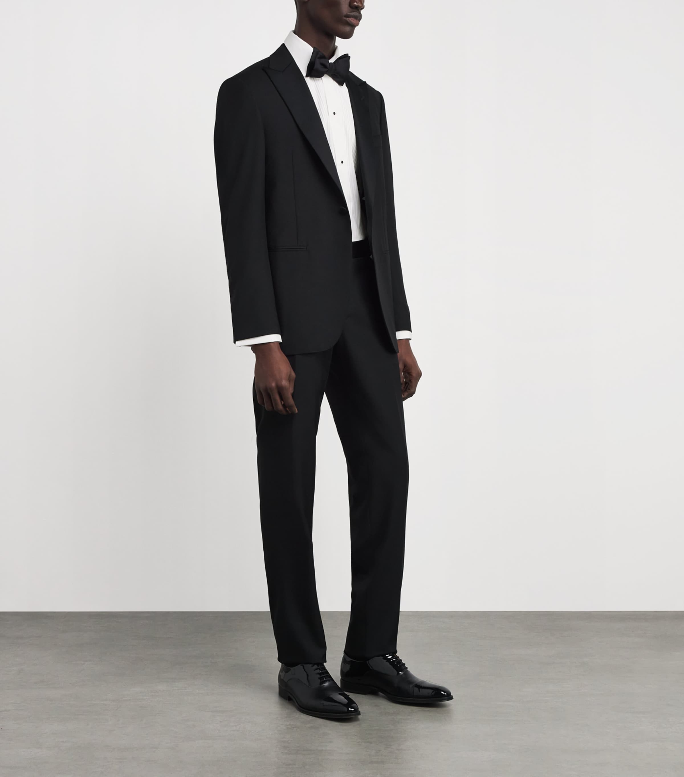 Pleated Slim Fit Shirt WHITE Image 2