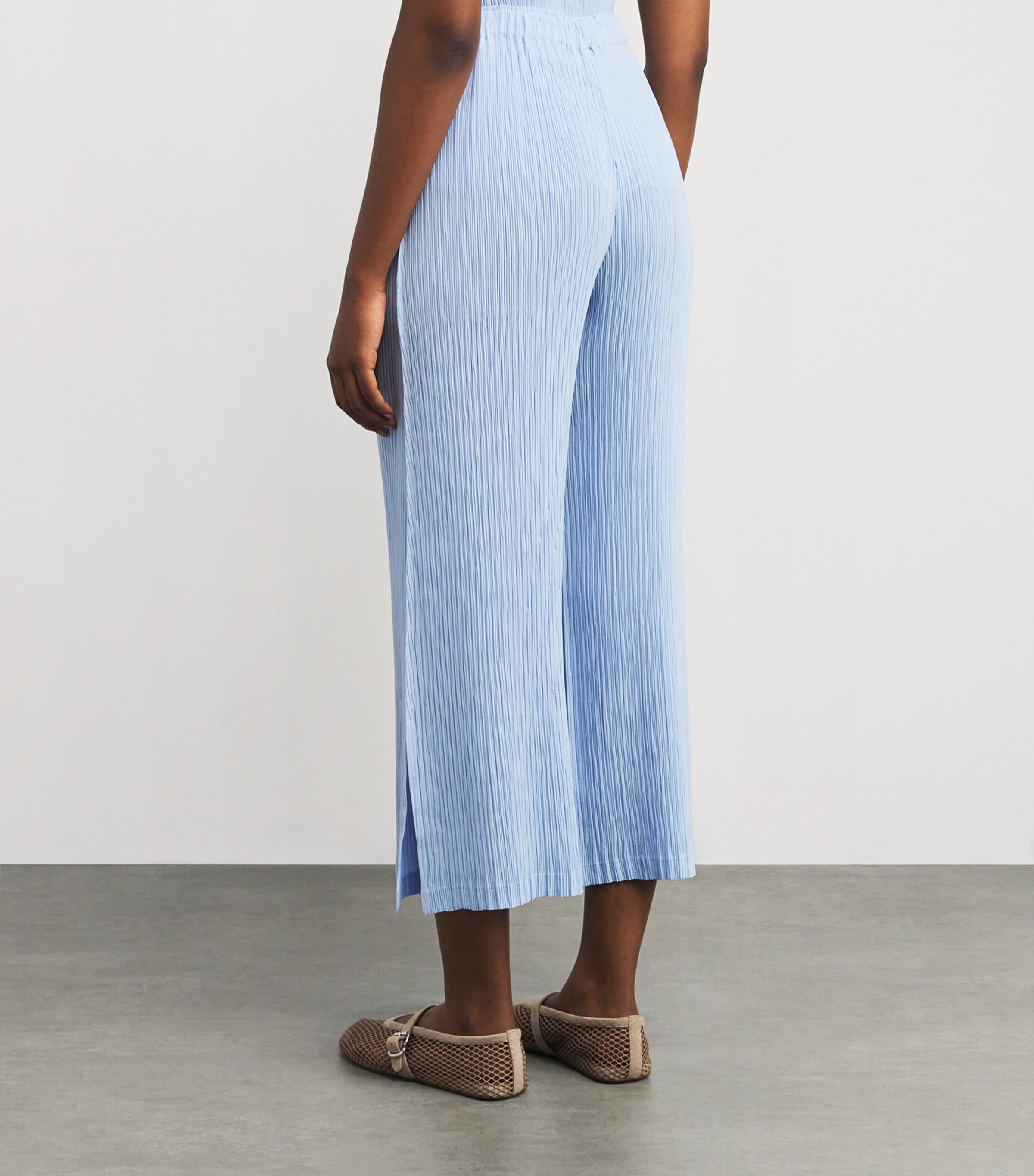 Hatching Trousers LIGHT BLUE Image 4